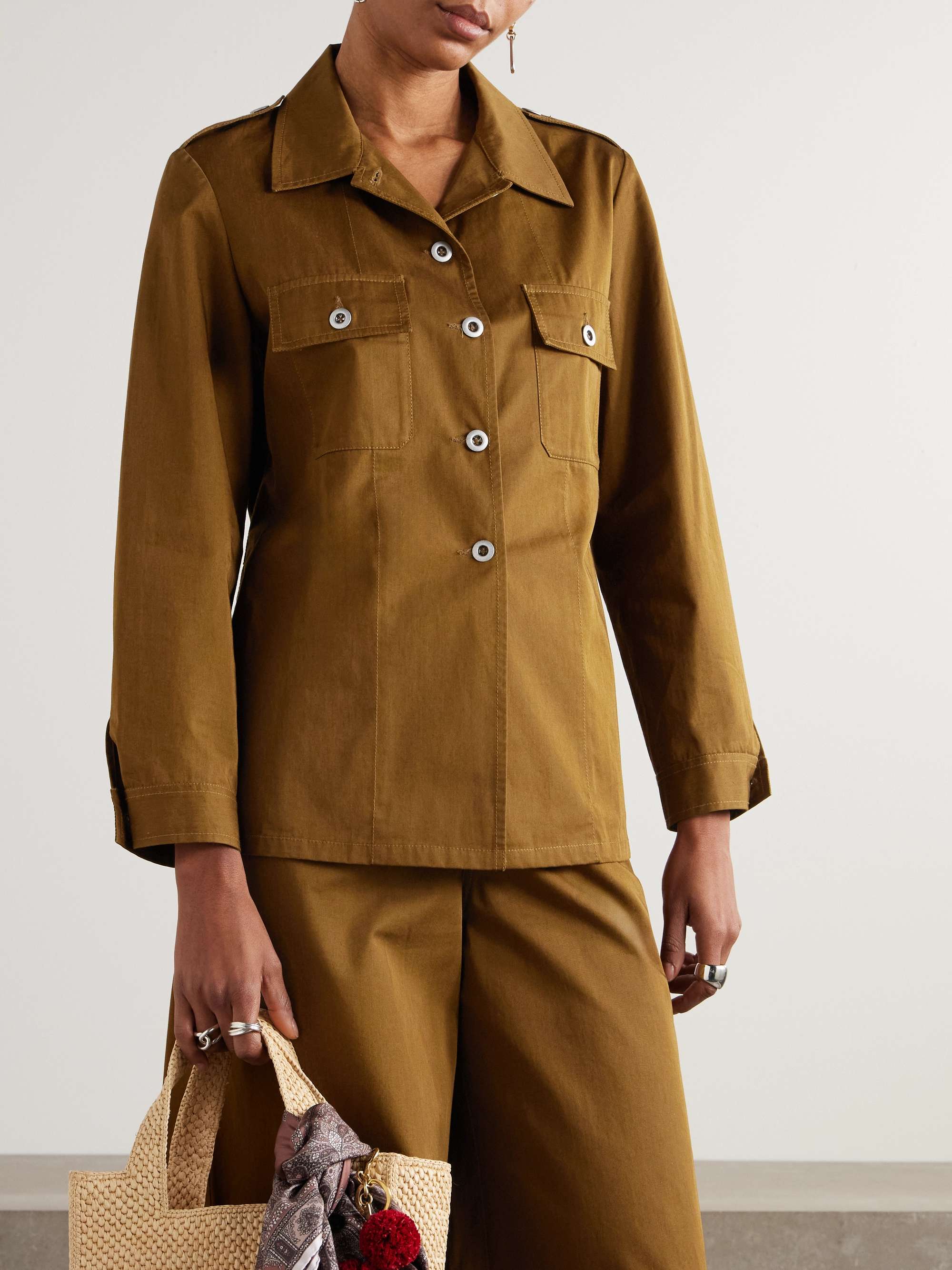 Malia cotton-twill jacket view
