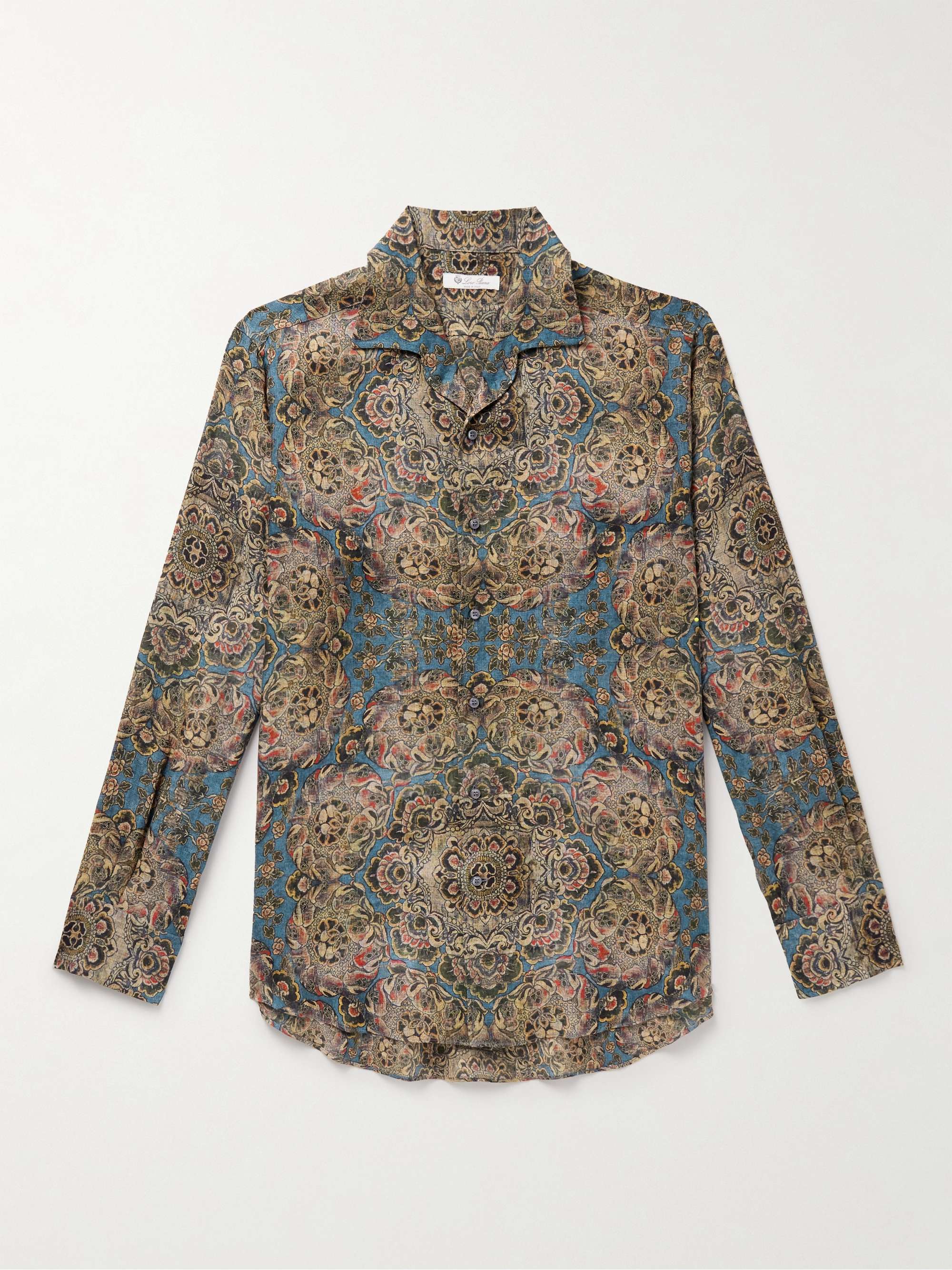Printed Linen Shirt view