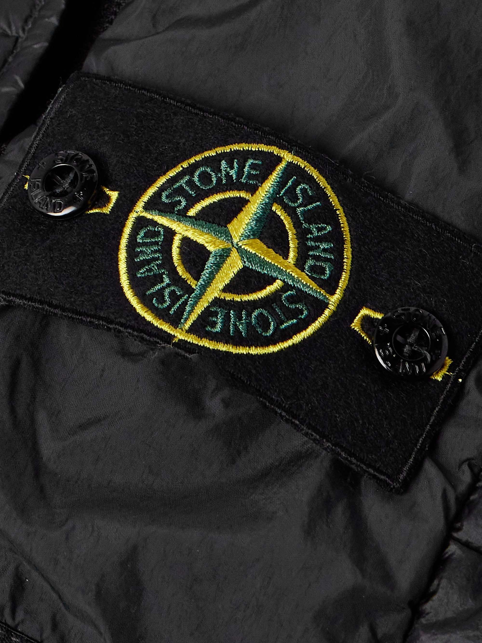 Logo-Appliquéd Quilted Shell Down Gilet view