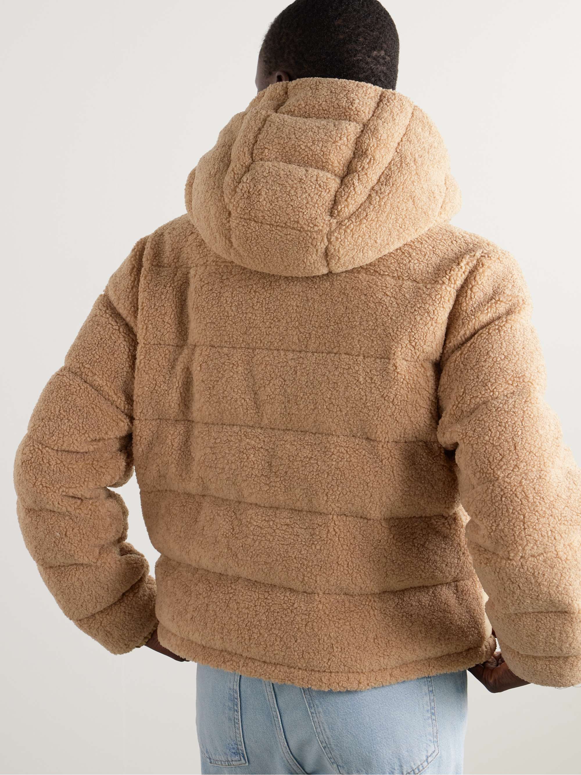 Audrieu shell-trimmed fleece jacket view