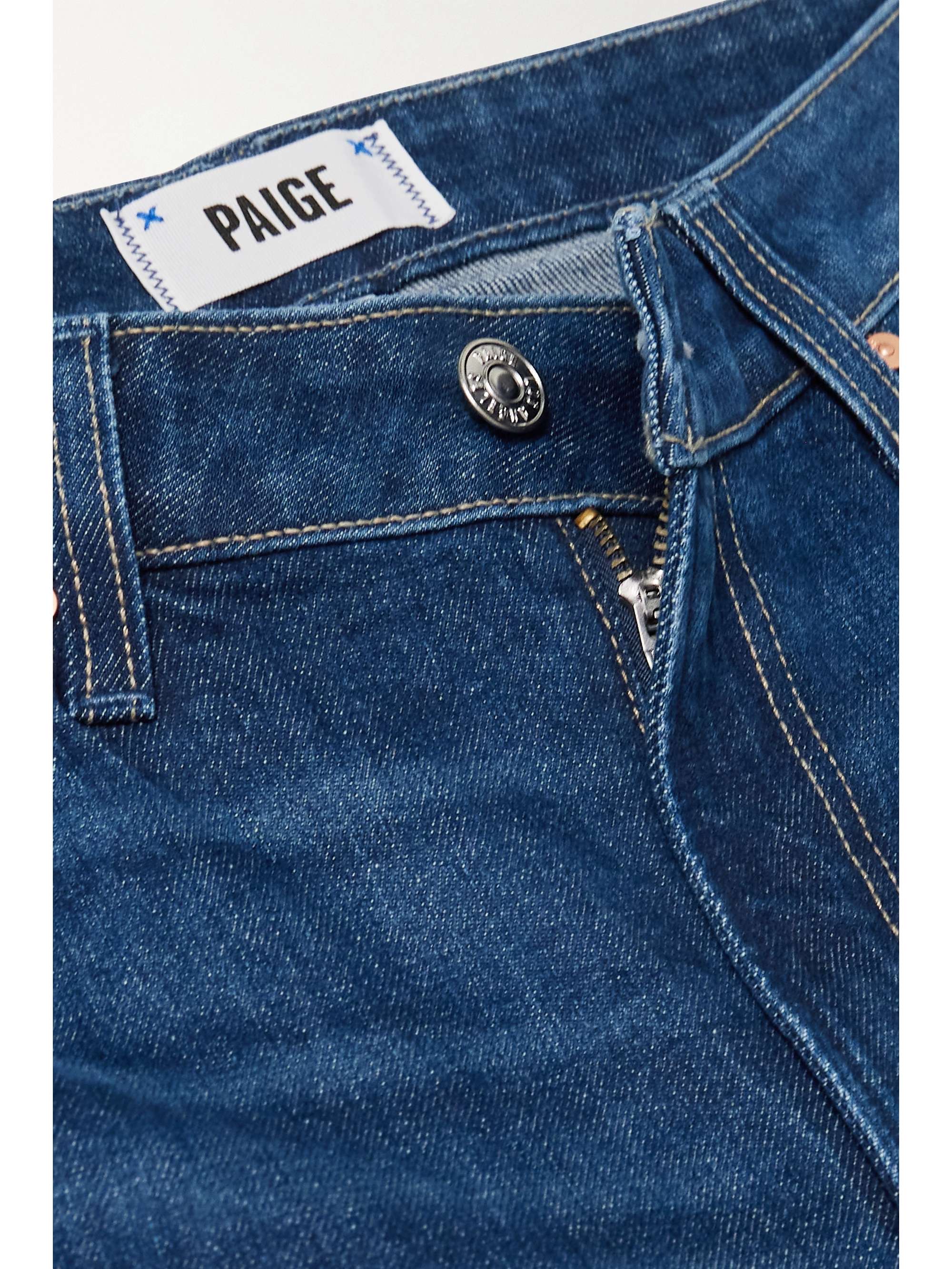 + NET SUSTAIN Sarah cropped stretch high-rise straight-leg organic jeans view