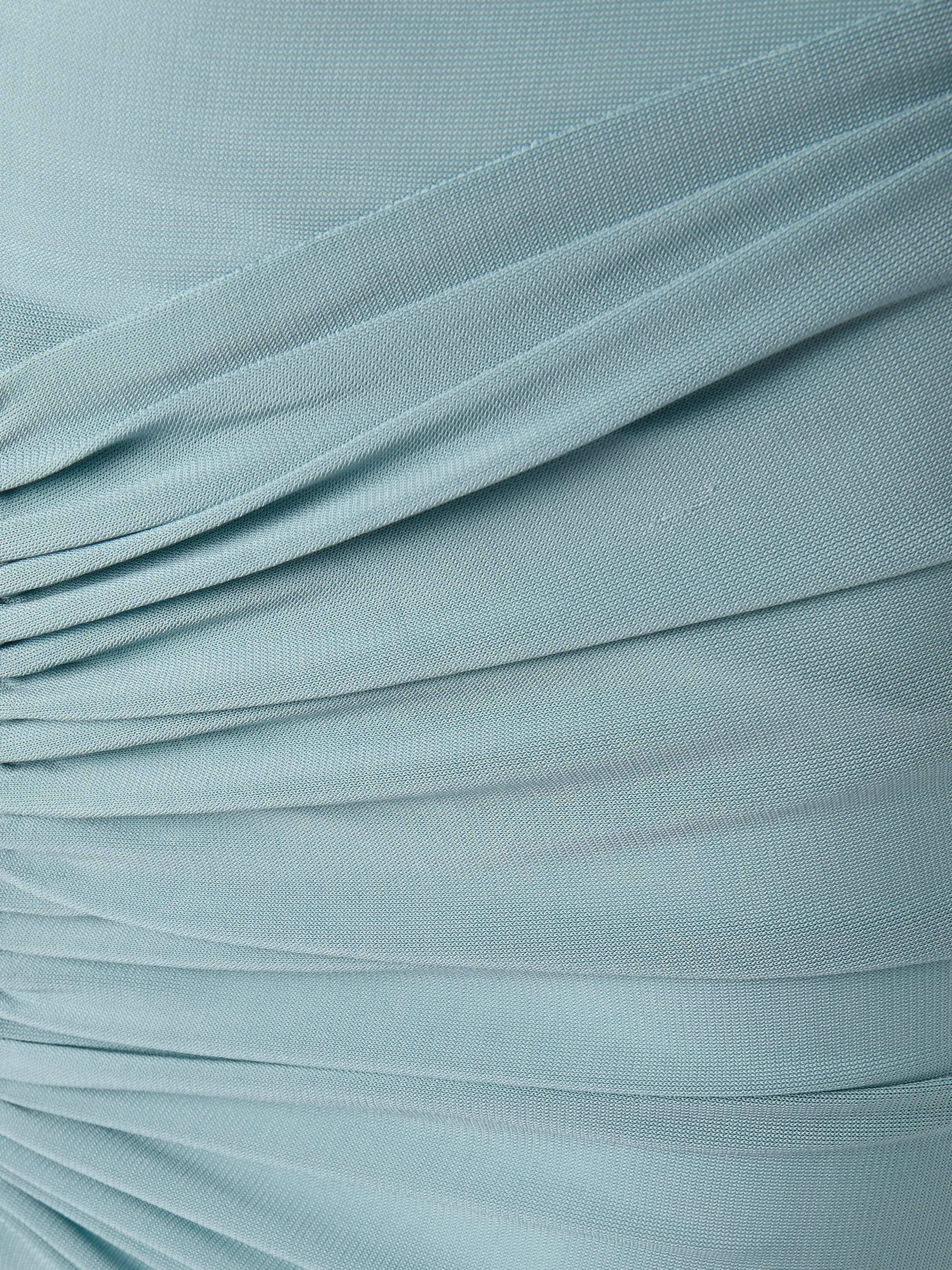 Ruched stretch-jersey midi dress view