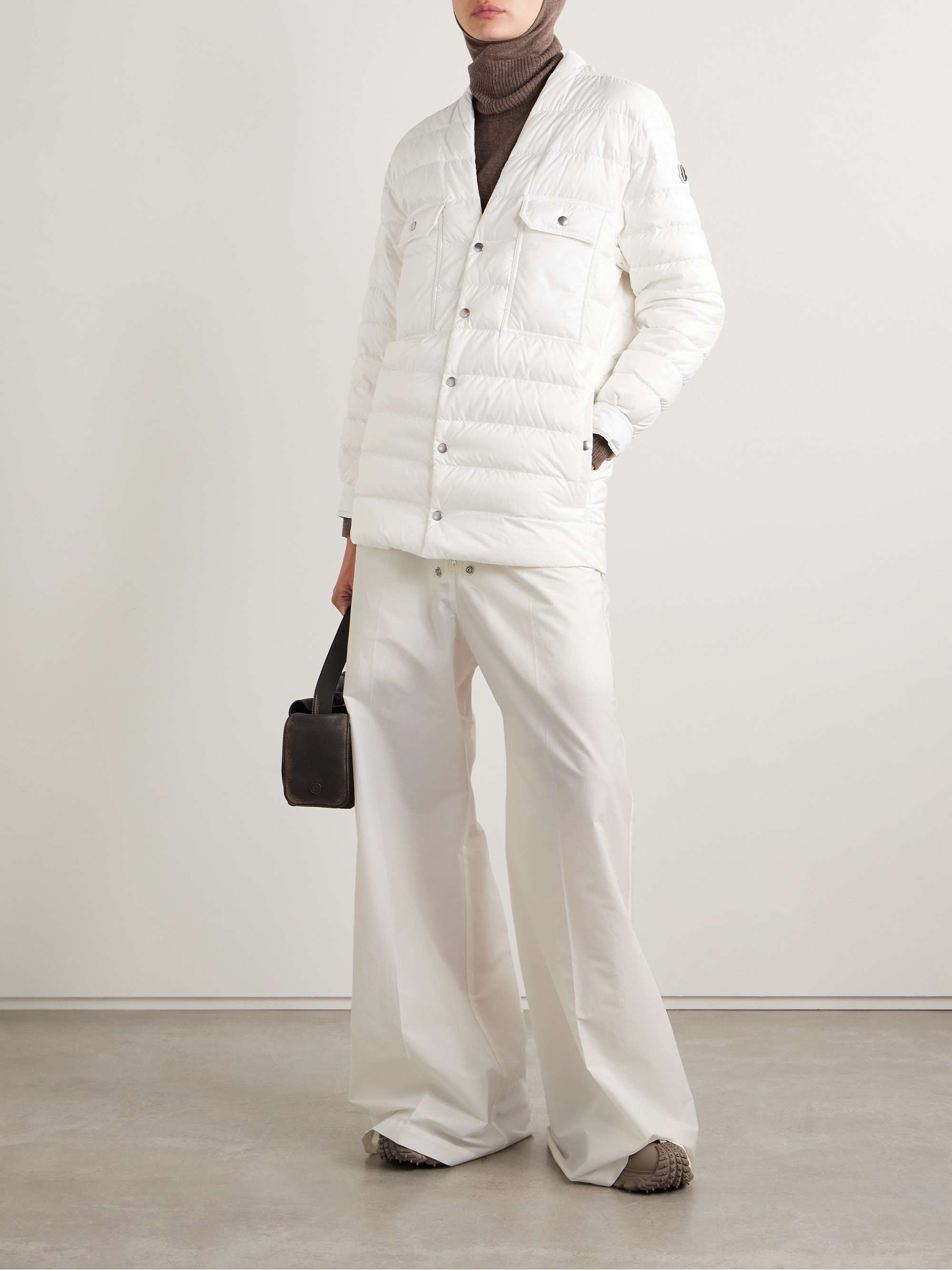 Belas cotton-blend poplin wide-leg pants view