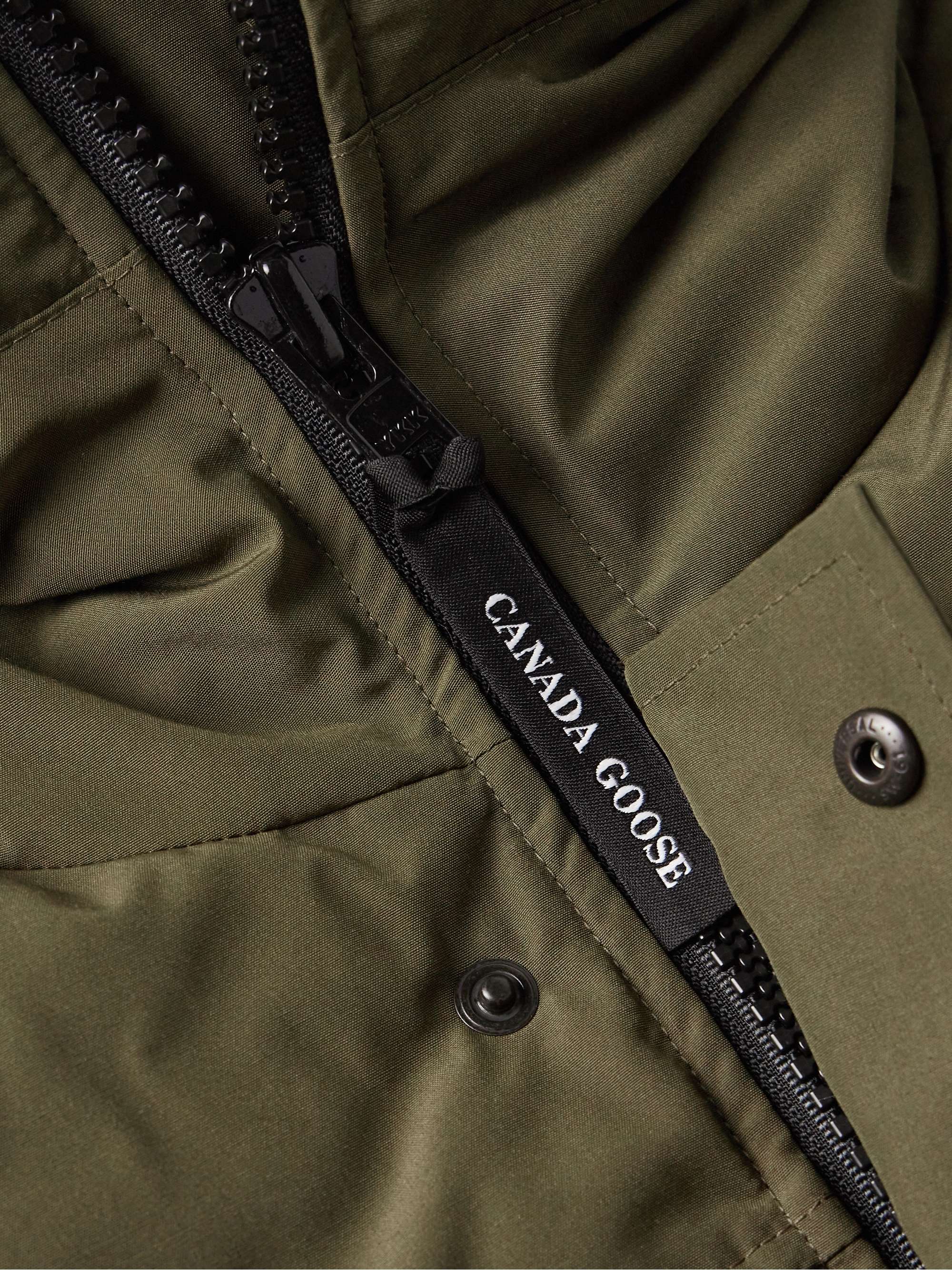 Macmillan Logo-Appliquéd Quilted Shell Hooded Down Parka view