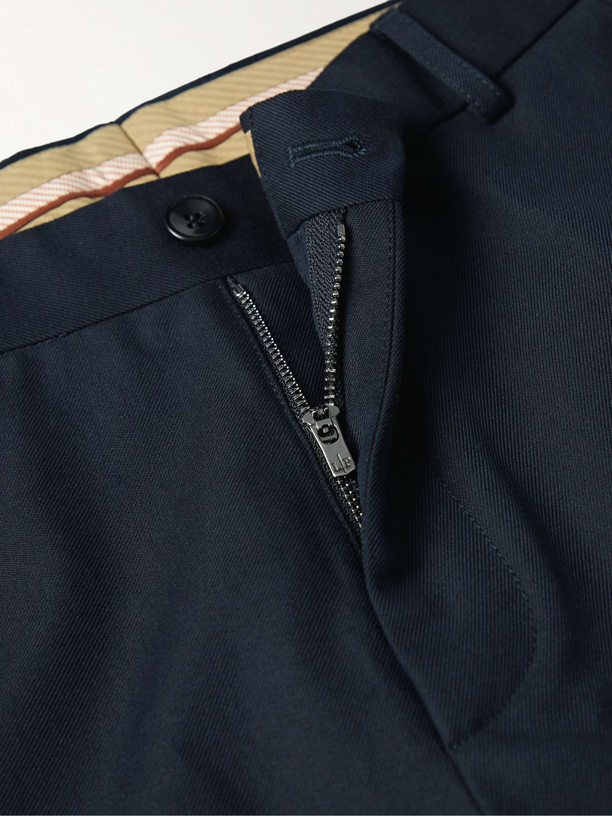 Slim-Fit Cotton and Wool-Blend Twill Chinos view