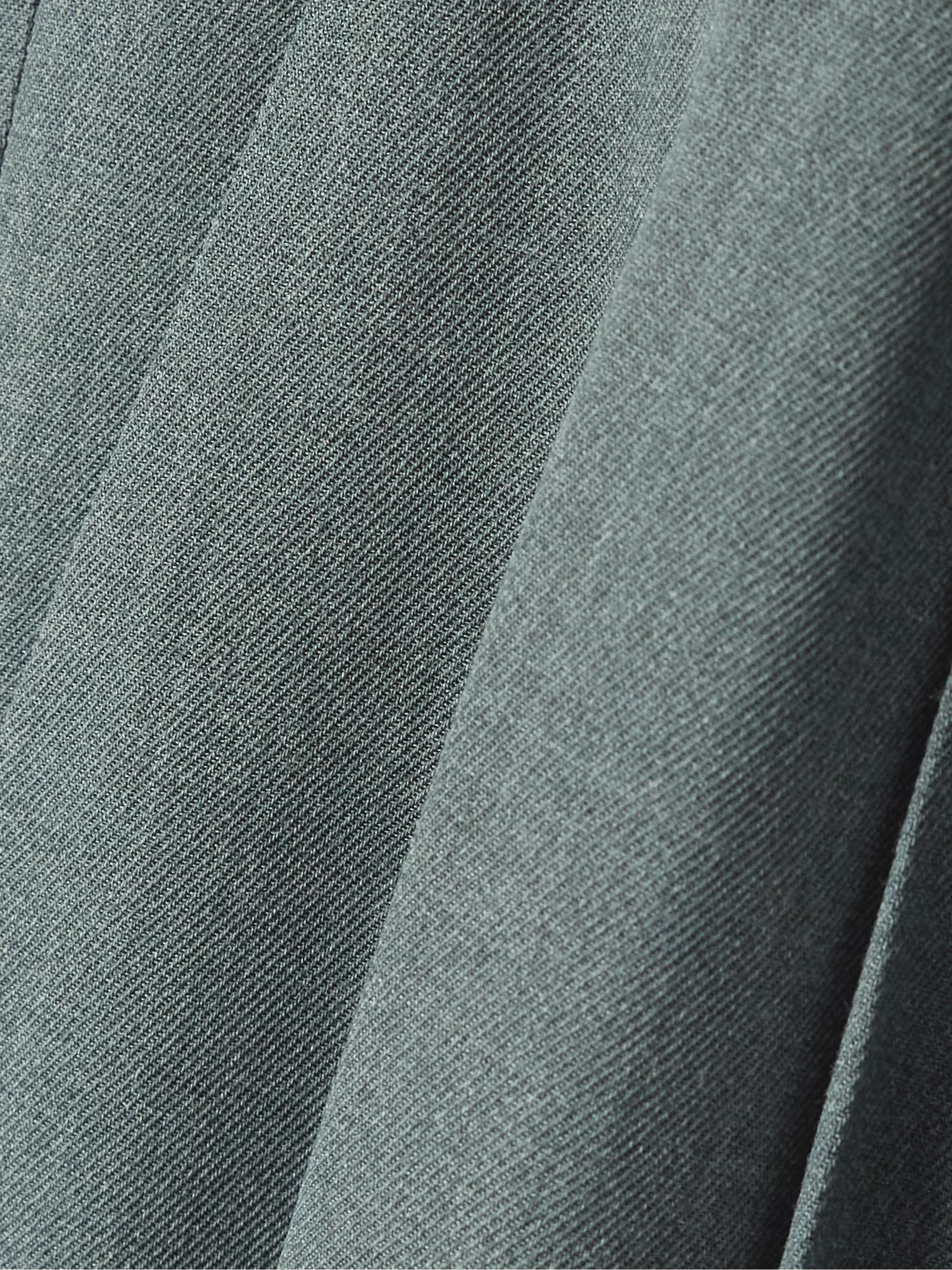 Everhart pleated wool-blend straight-leg pants view
