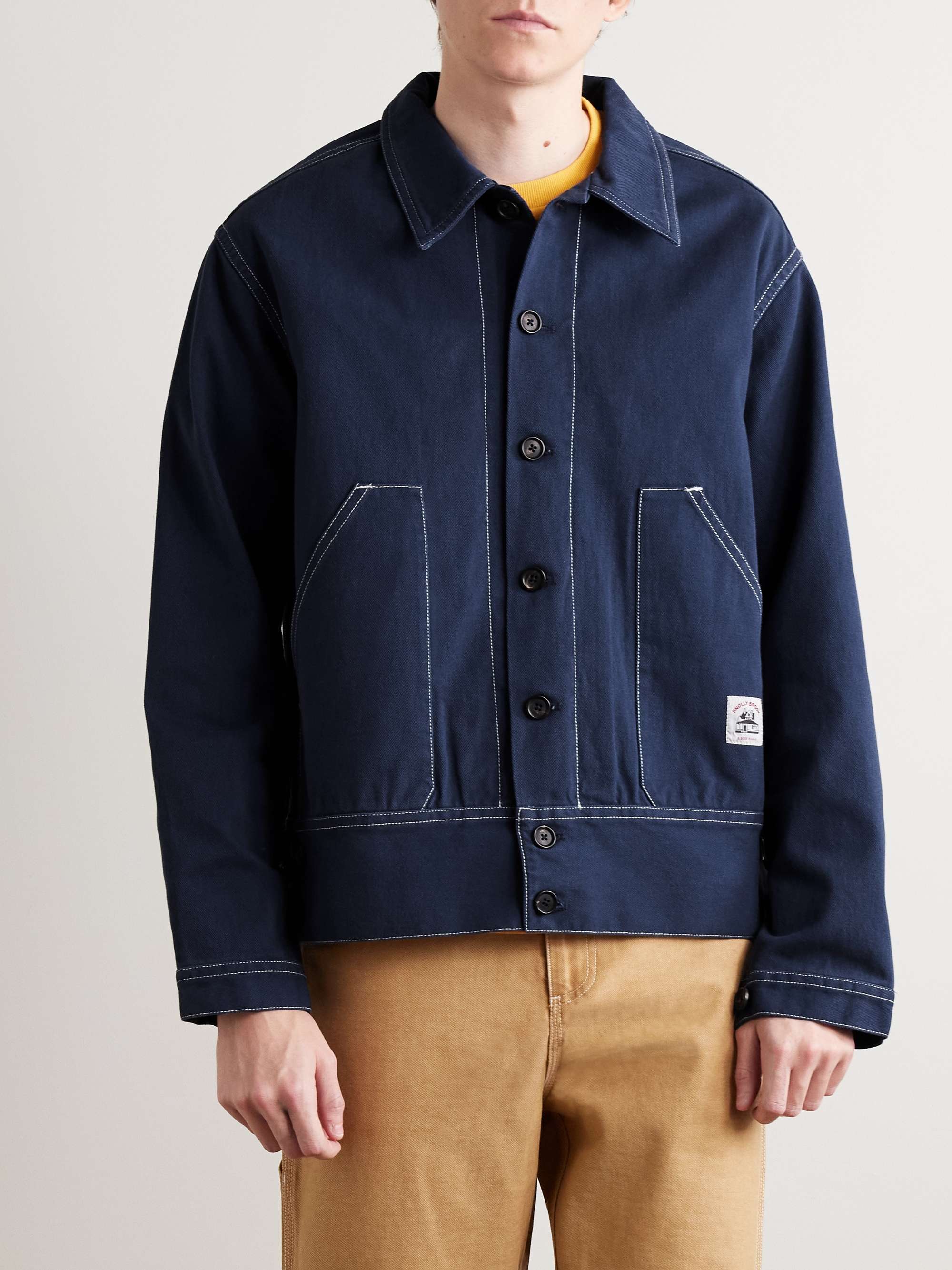 Knolly Brook Appliquéd Cotton-Twill Jacket view