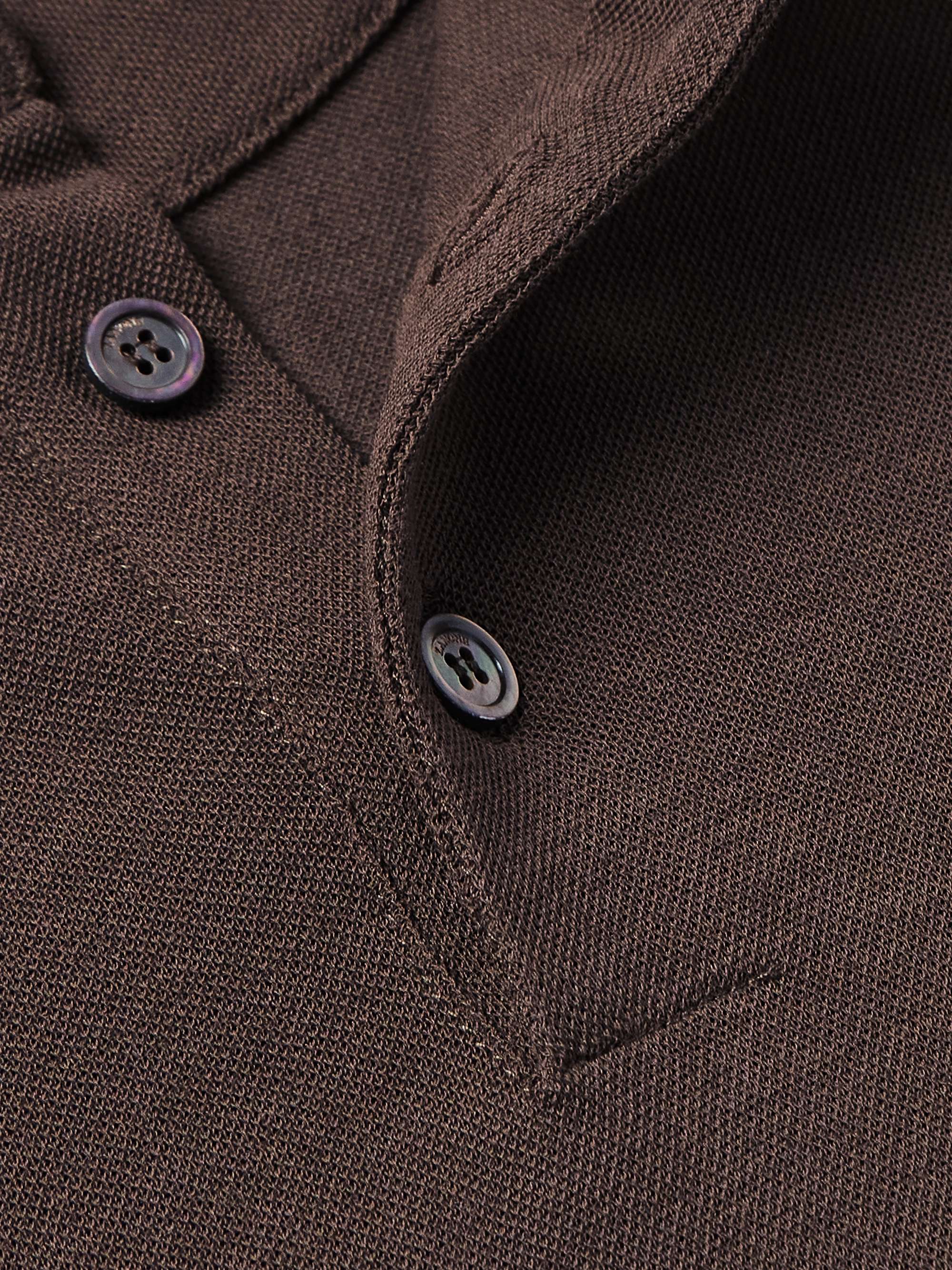 Zanone Cotton-Piqué Polo Shirt view