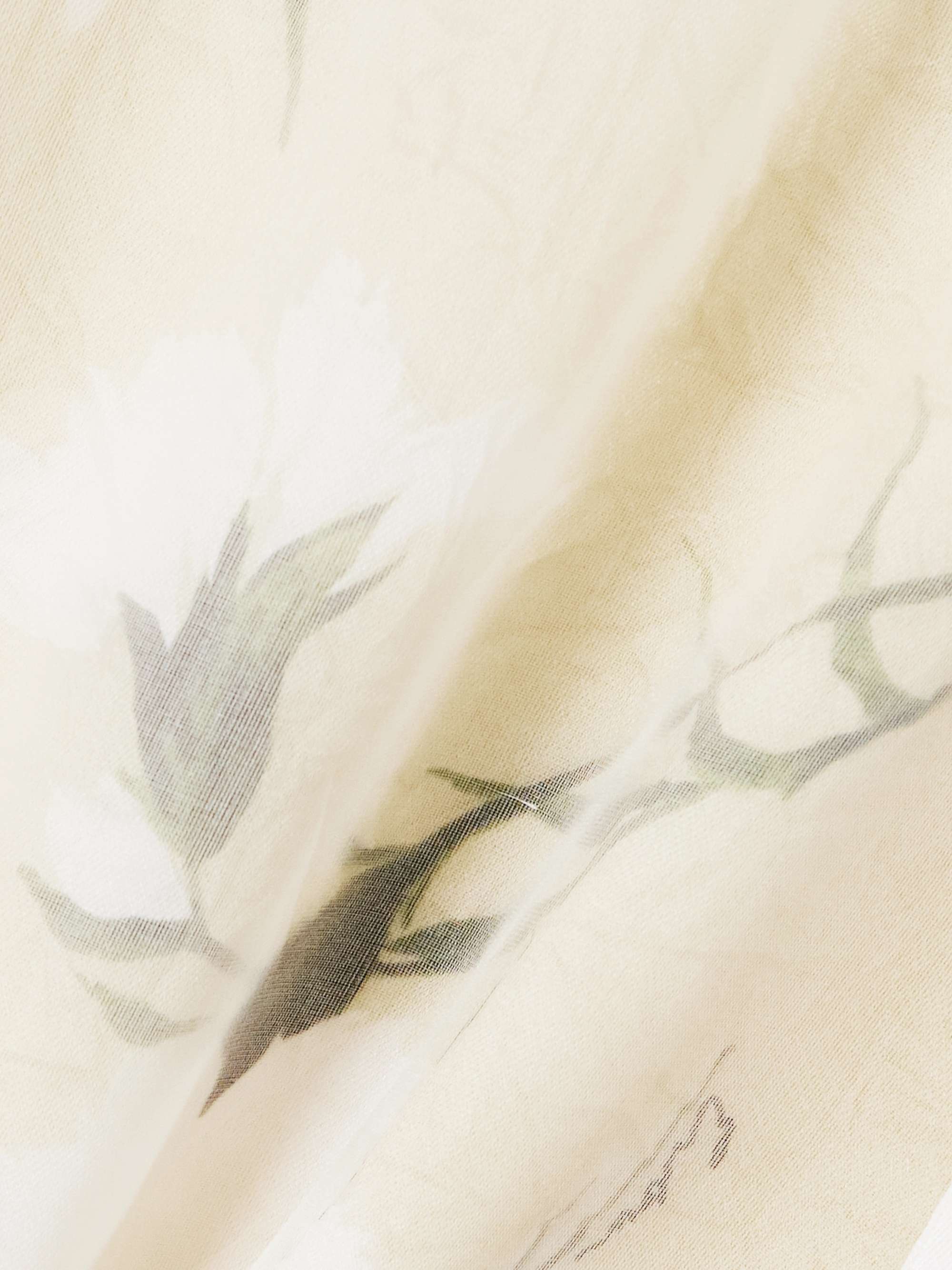 Organza-trimmed floral-print satin-twill midi dress view