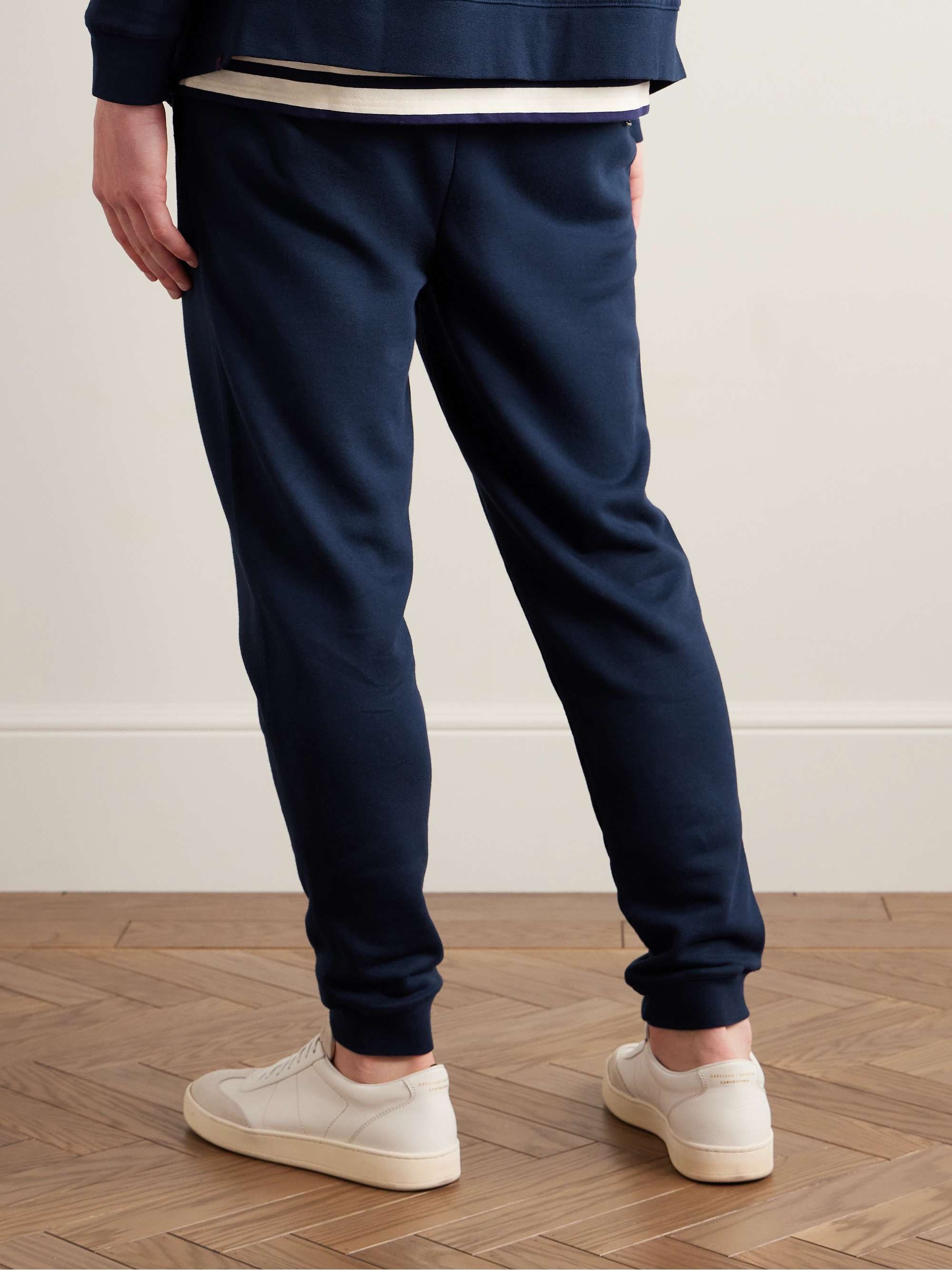 Quinn Slim-Fit Tapered Cotton and Modal-Blend Jersey Sweatpants view