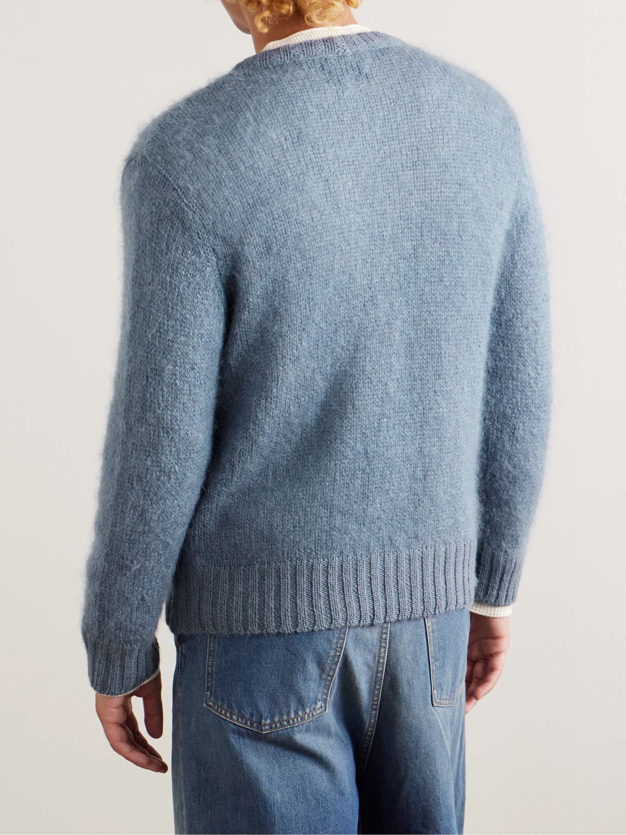 Mohair and Wool-Blend Cardigan view