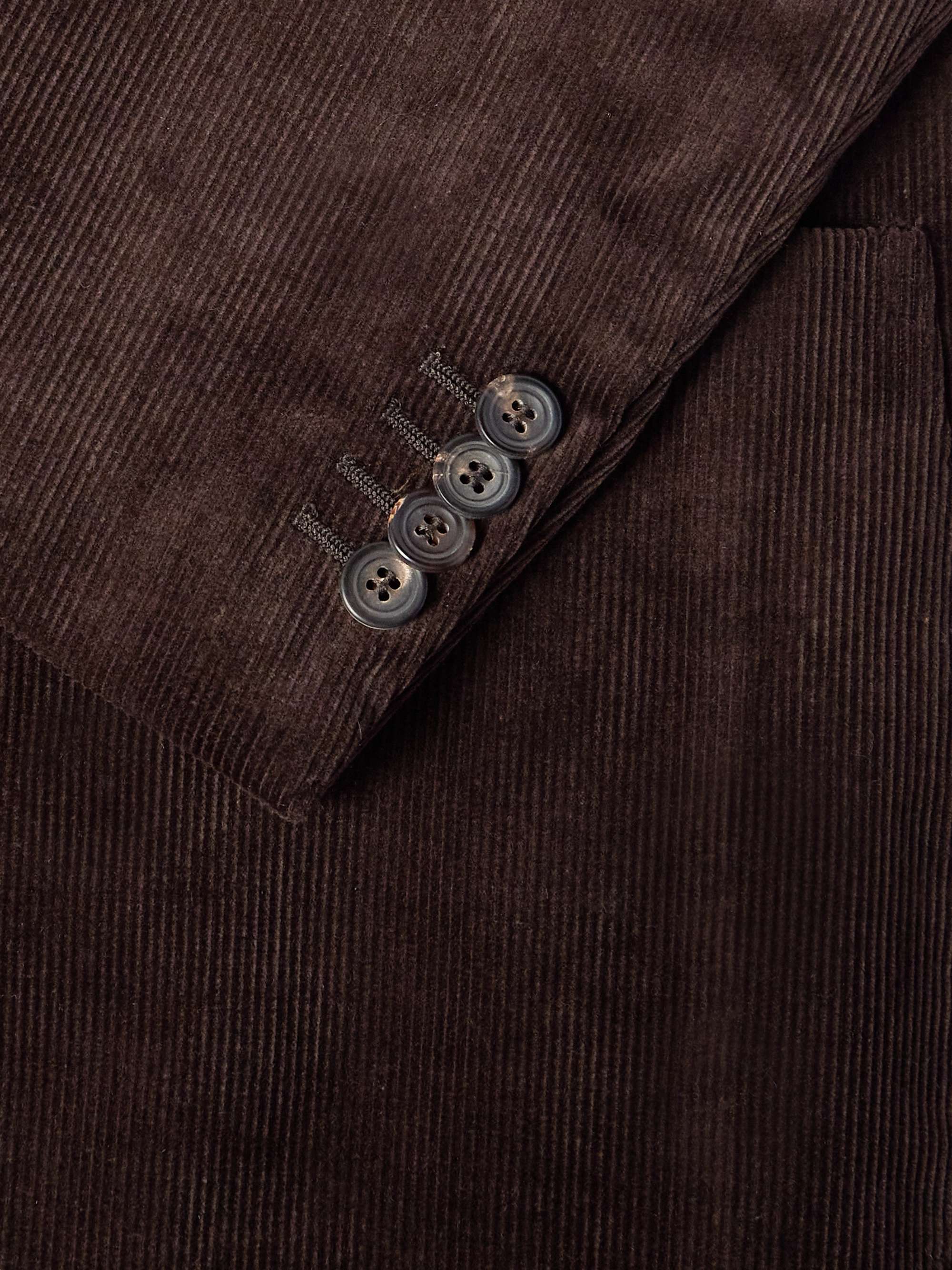 Slim-Fit Cotton-Corduroy Blazer view