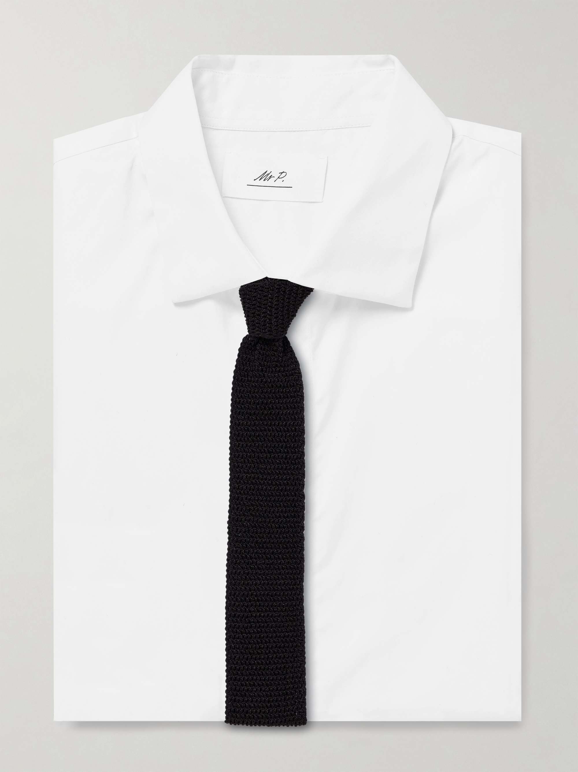 Slim-Fit Cotton-Poplin Shirt view
