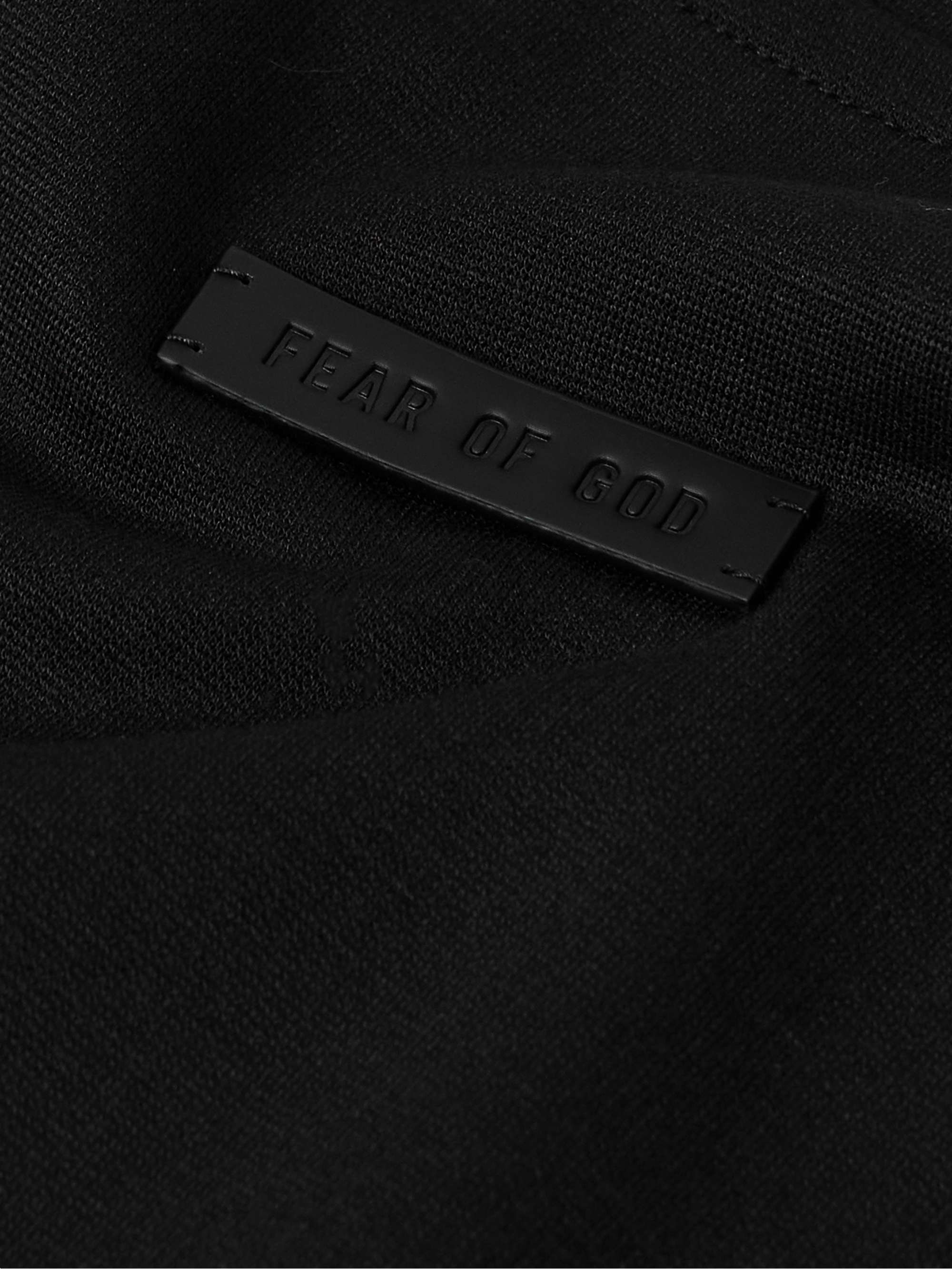 Oversized Logo-Appliquéd Stretch-Jersey T-Shirt view