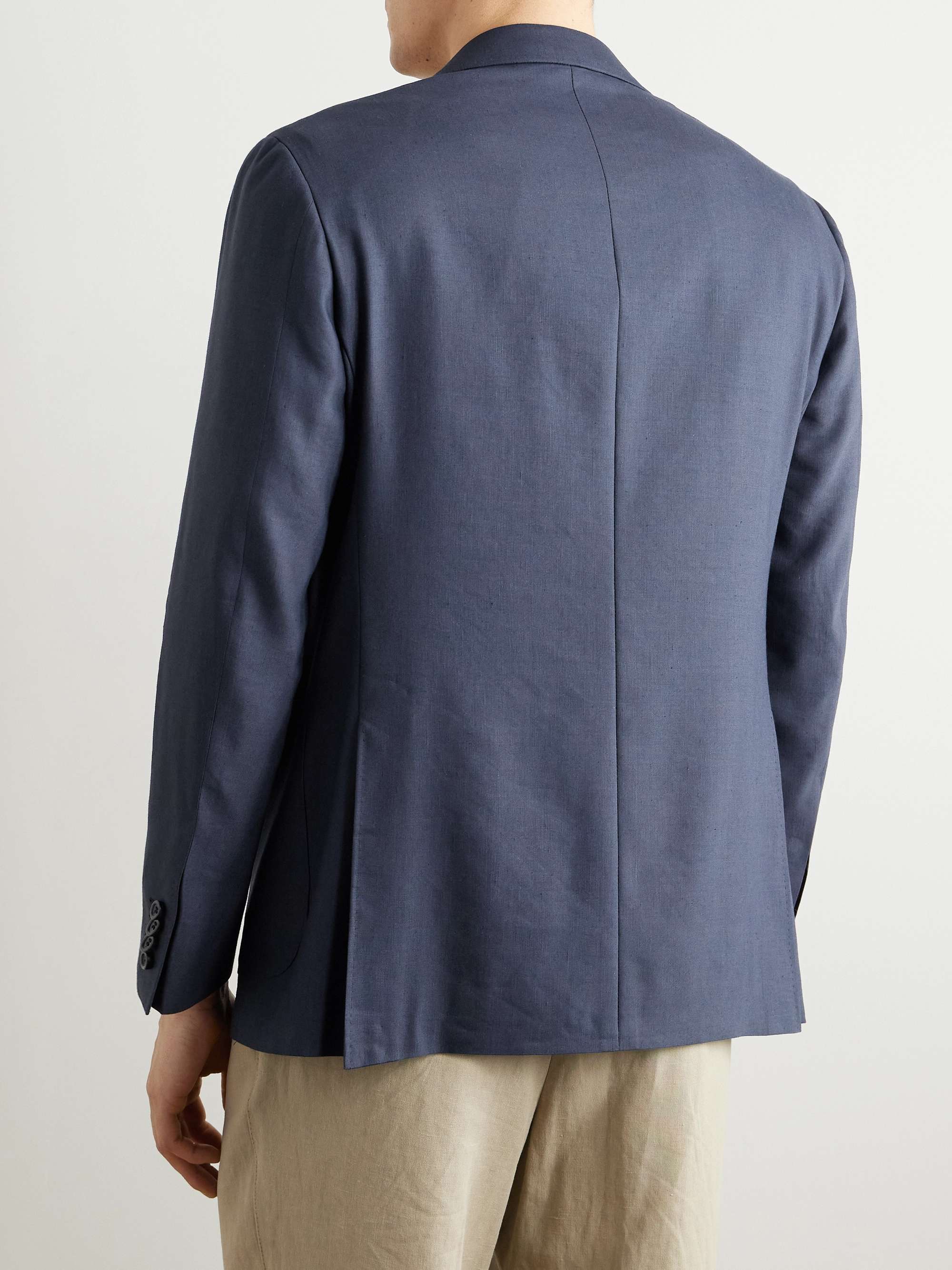 Kei Linen and Wool-Blend Suit Jacket view