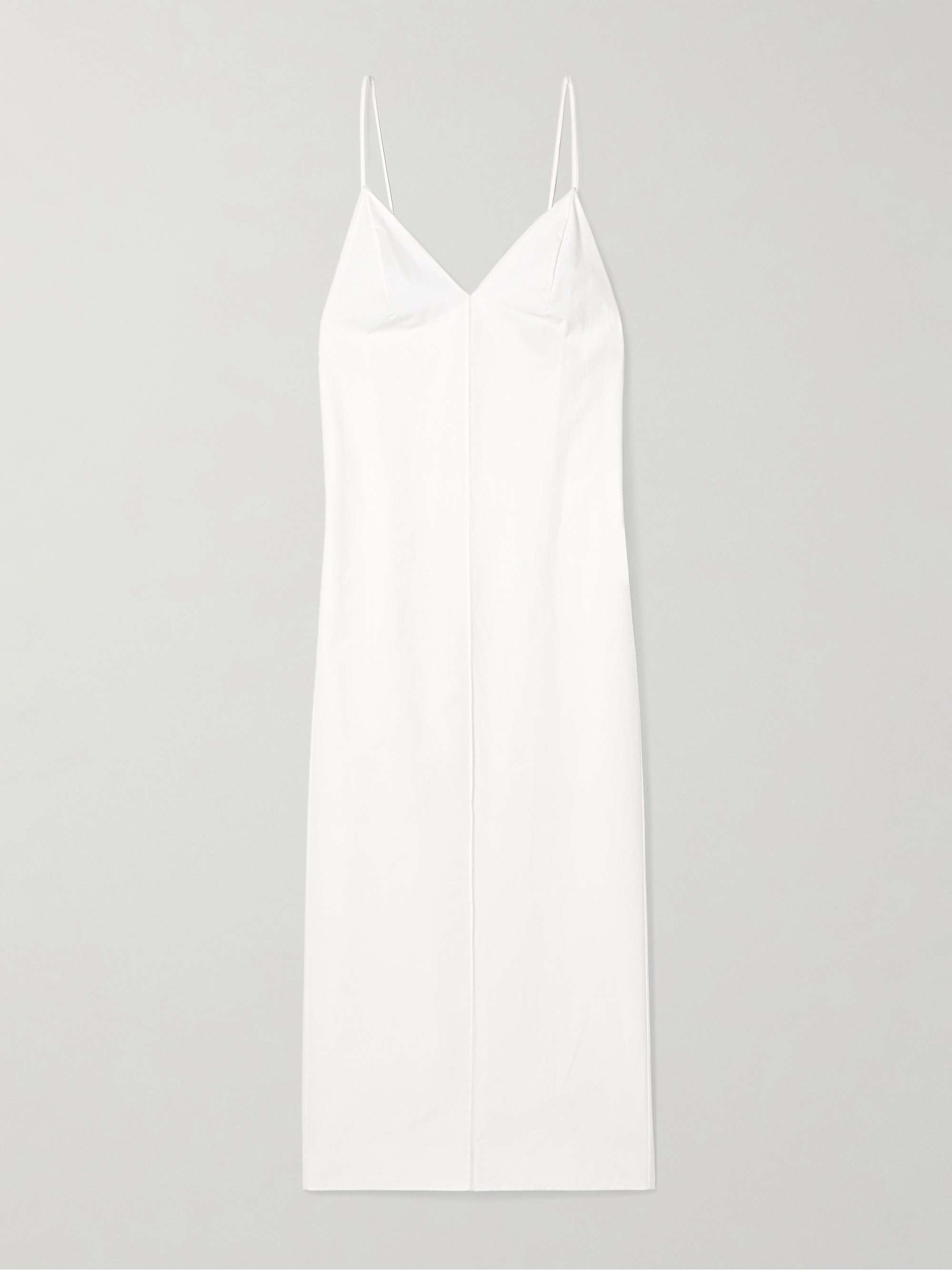 Tulula silk-poplin maxi dress view