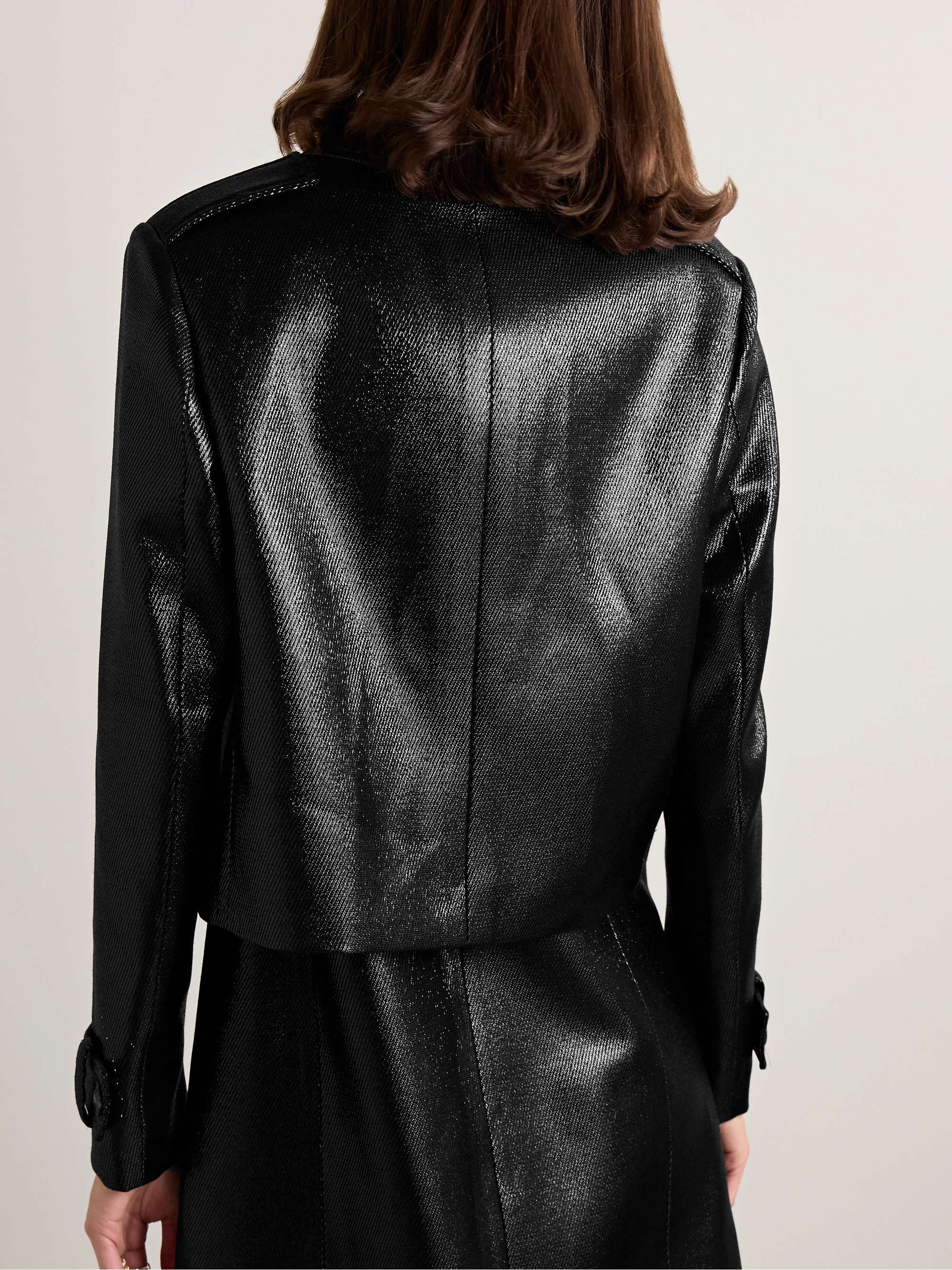 Frankie wool-blend twill jacket view