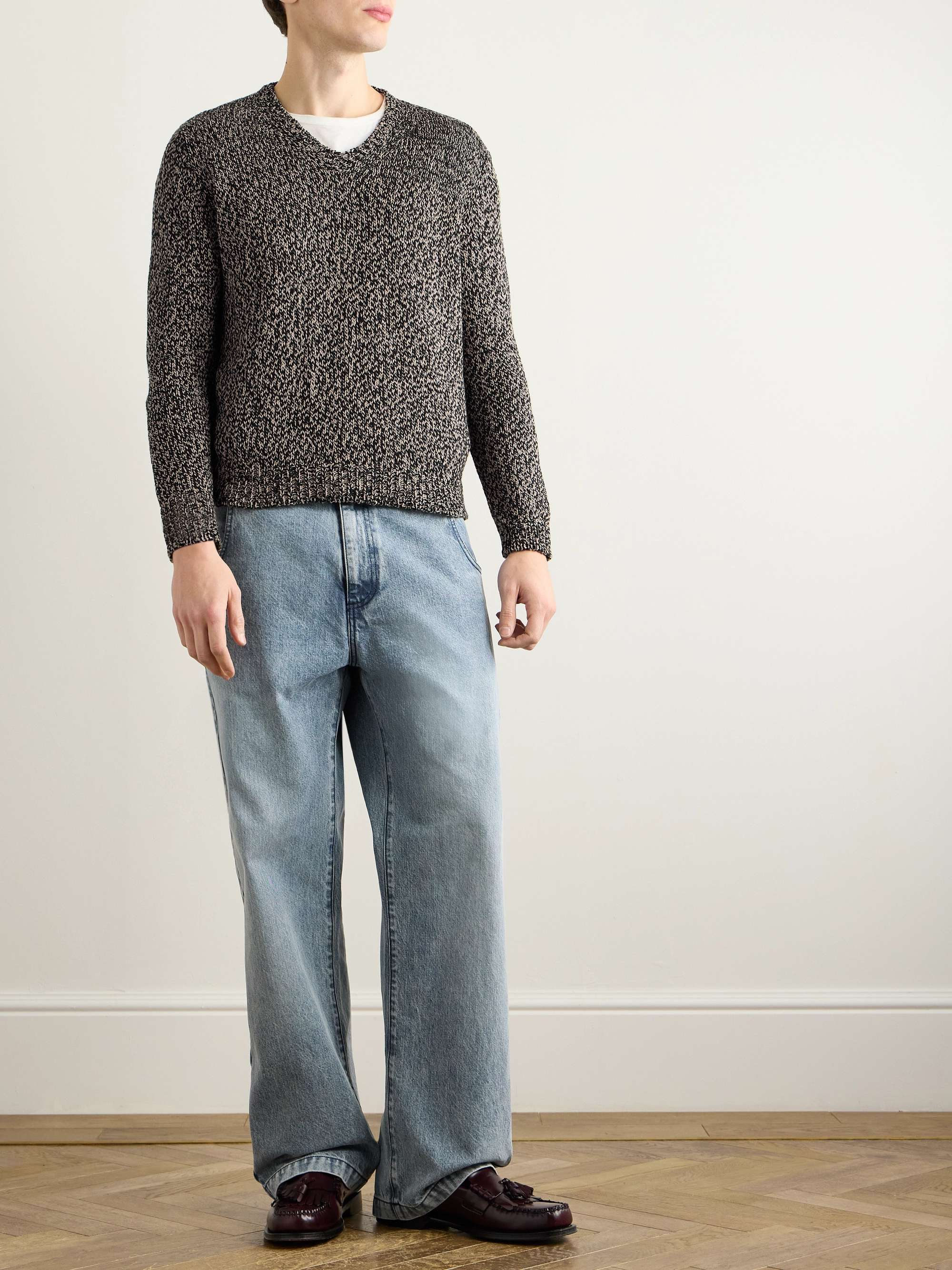 Jacob Organic Cotton and Mulberry Silk-Blend Sweater view
