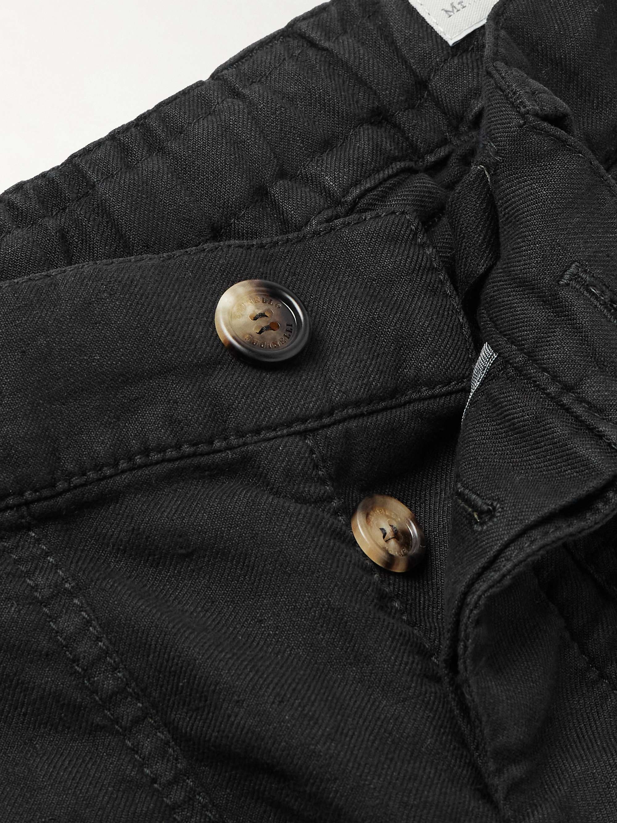 Tinto Wide-Leg Linen-Twill Trousers view