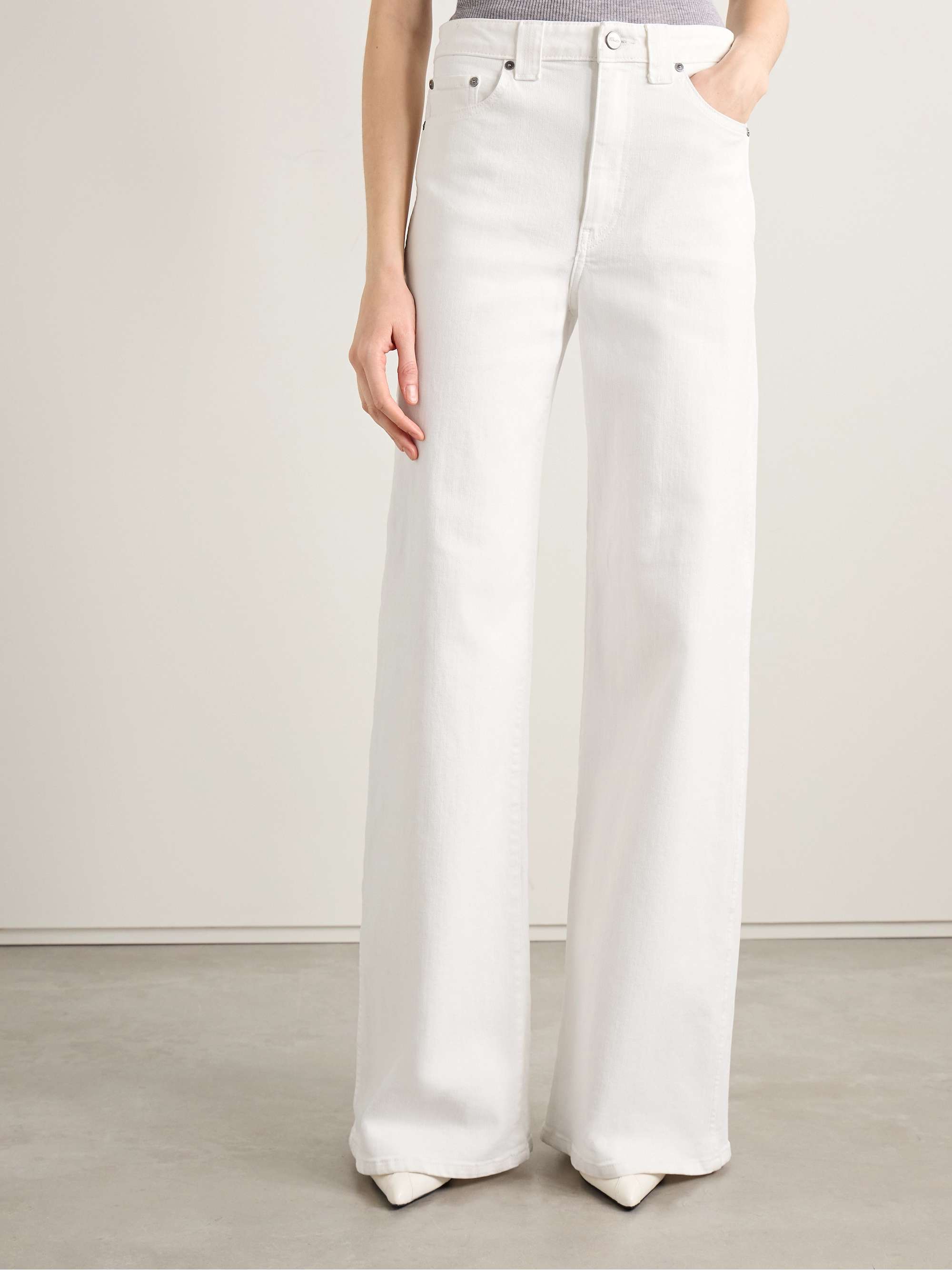 Dane high-rise wide-leg jeans view