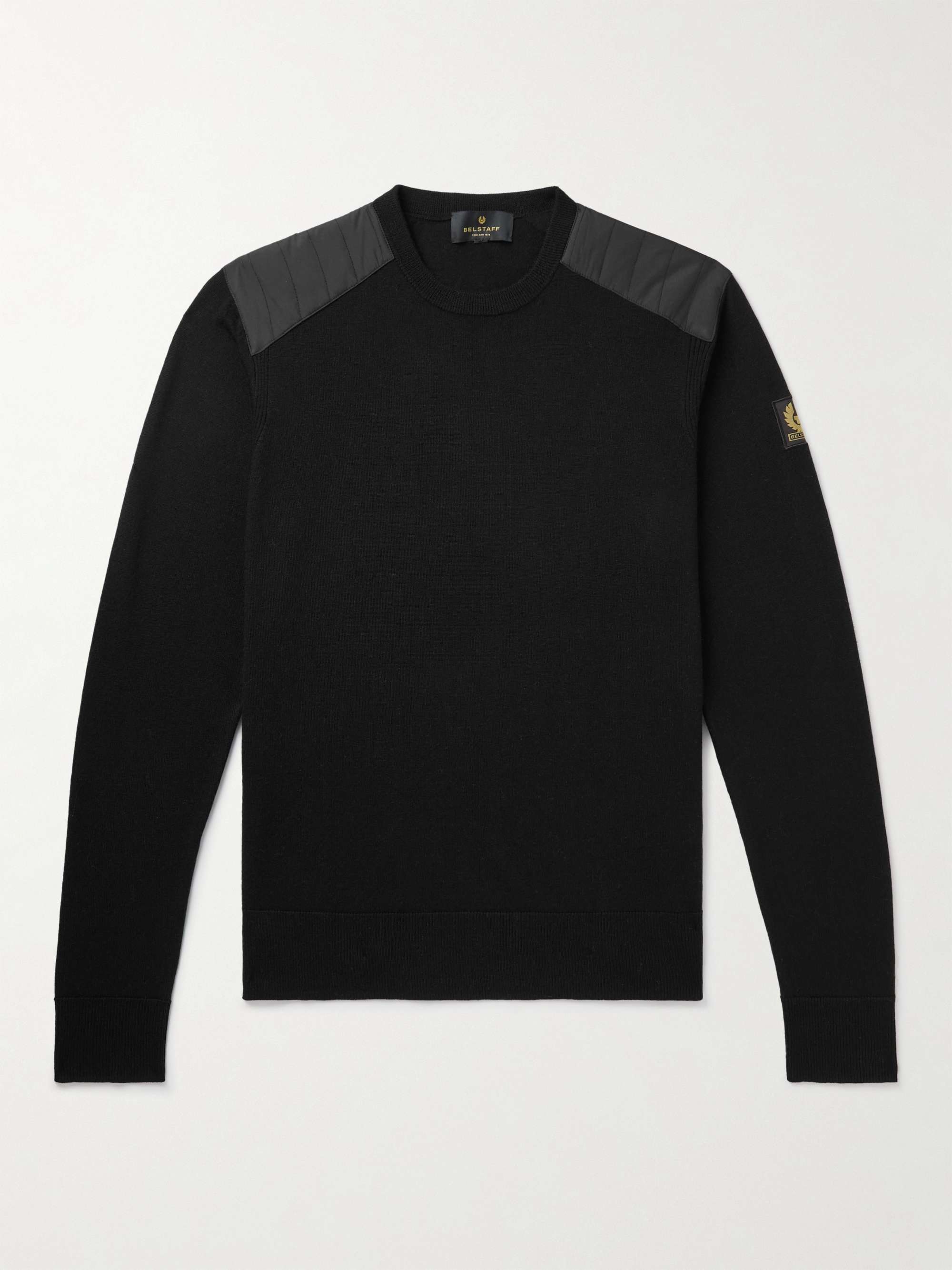Kerrigan Ribbed Panelled Merino Wool Sweater view