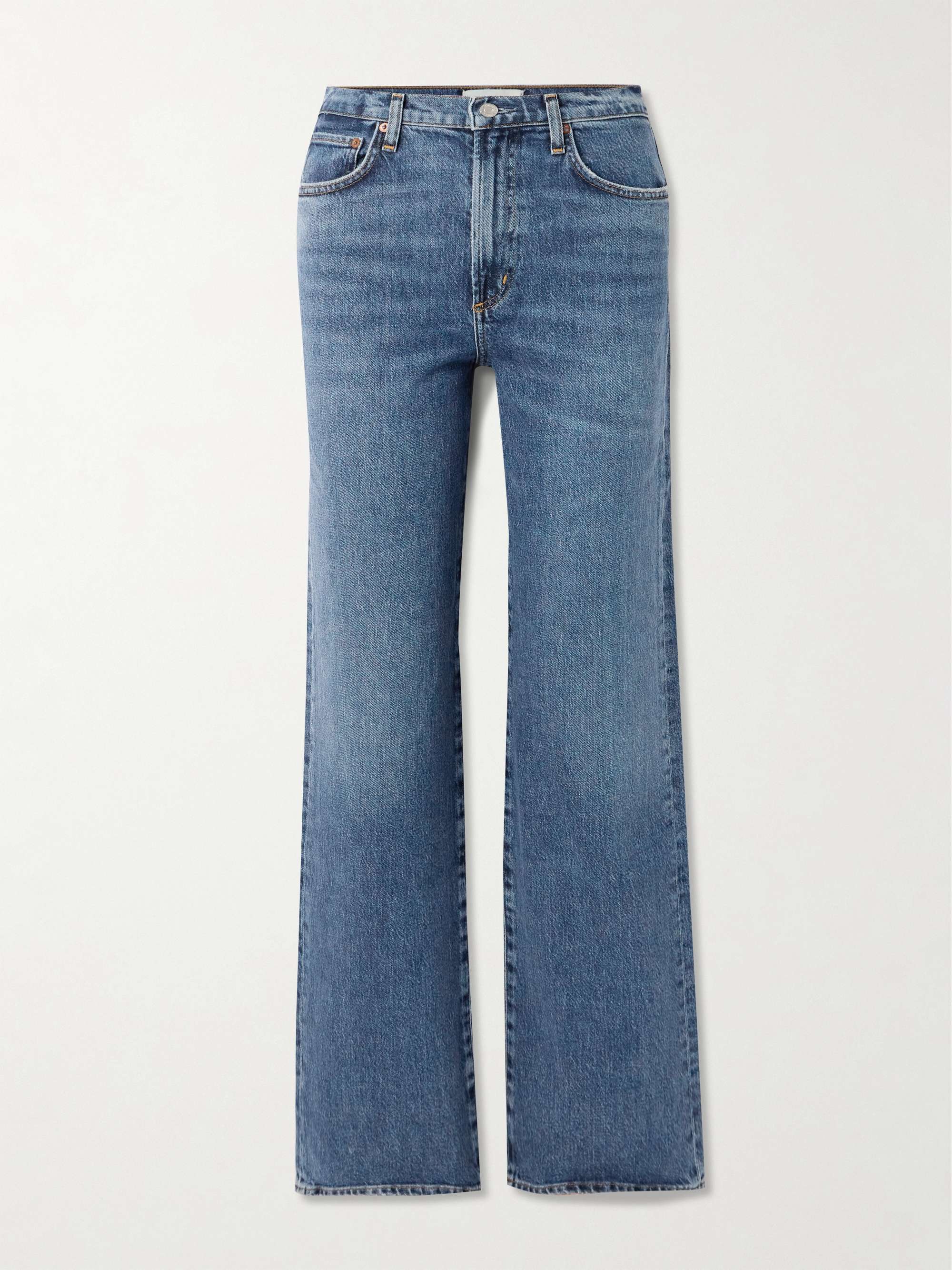 Harper high-rise wide-leg jeans view