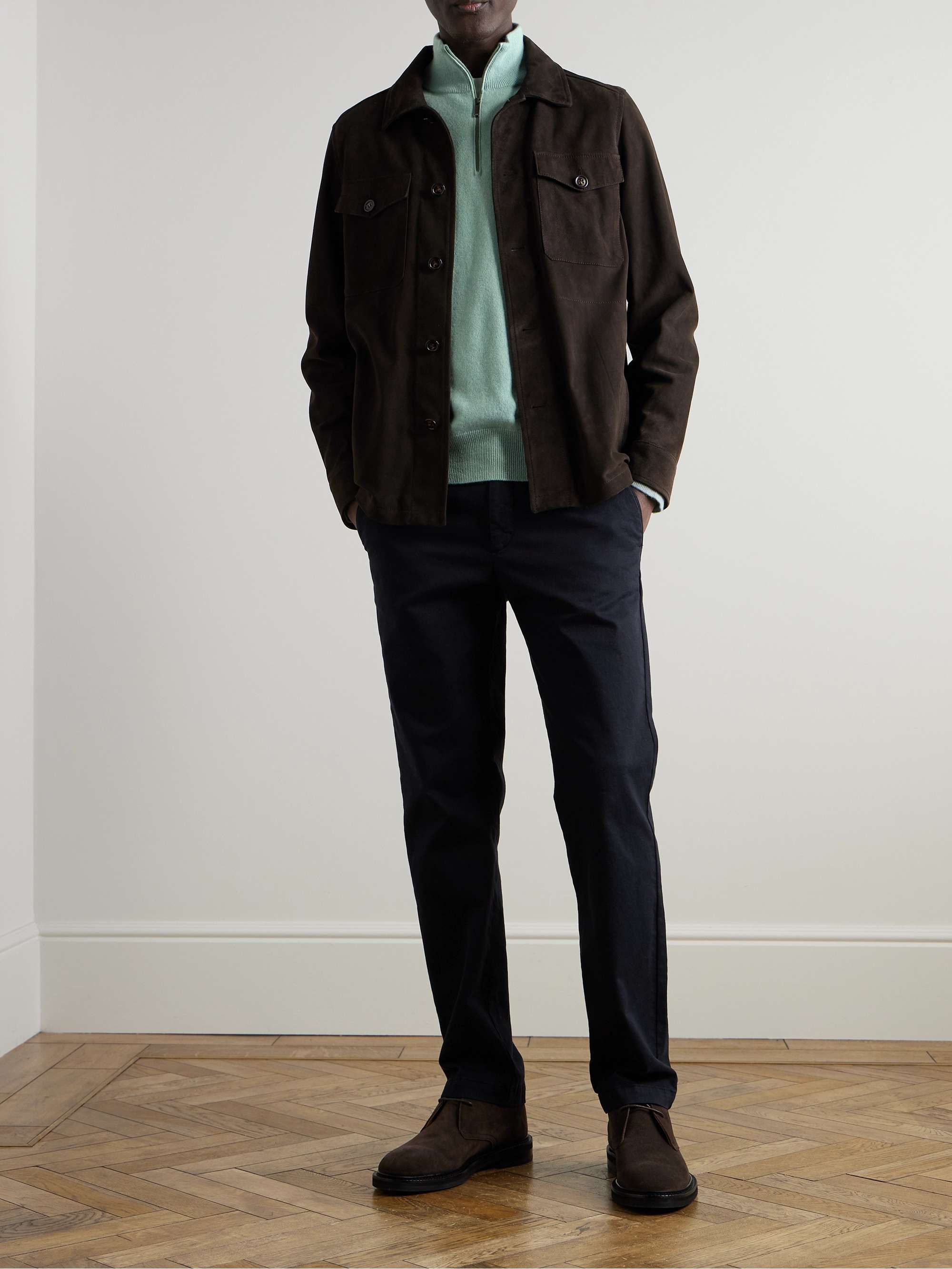 Liam Cashmere Half-Zip Sweater view