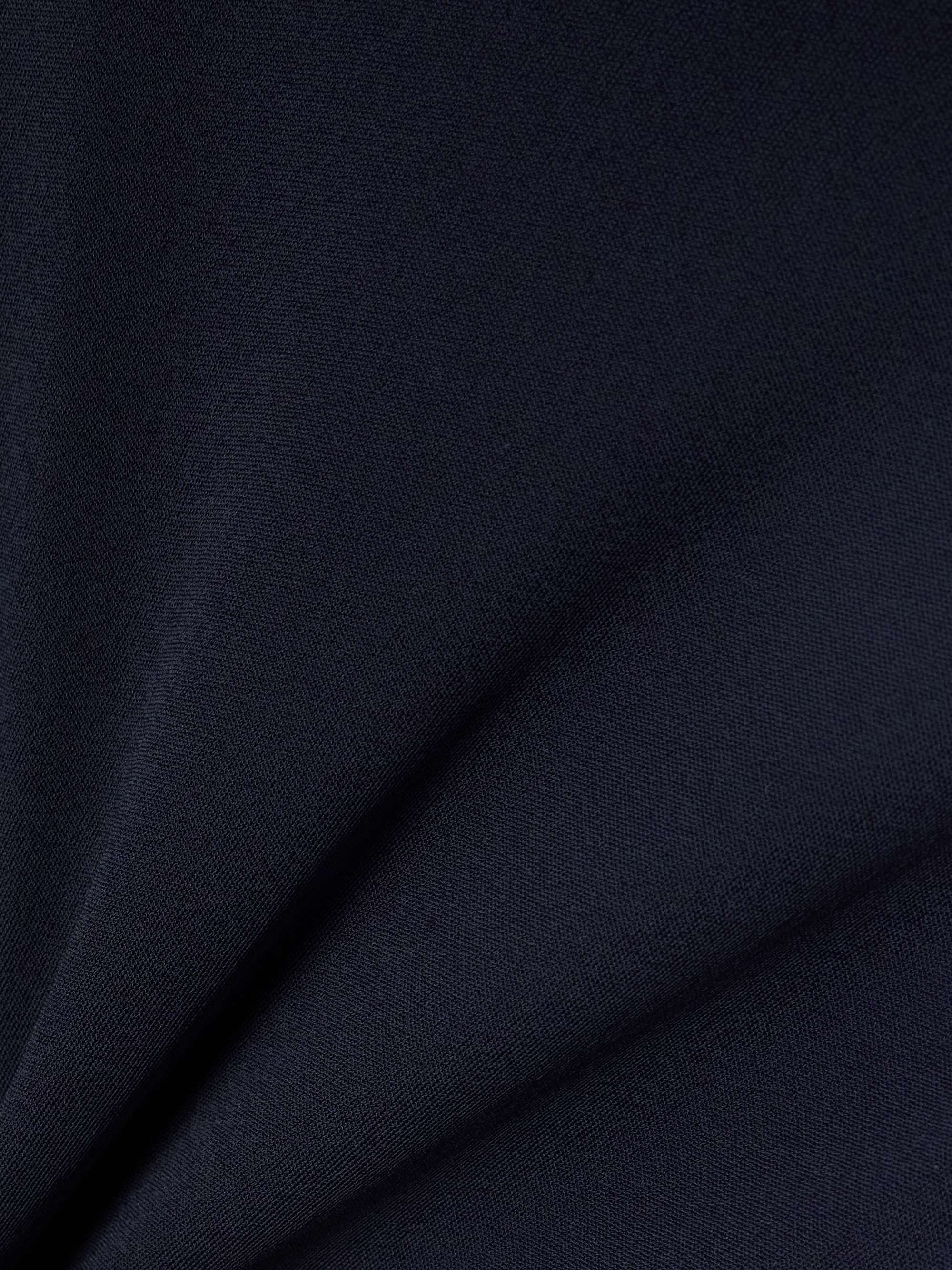 Layered jersey turtleneck maxi dress view