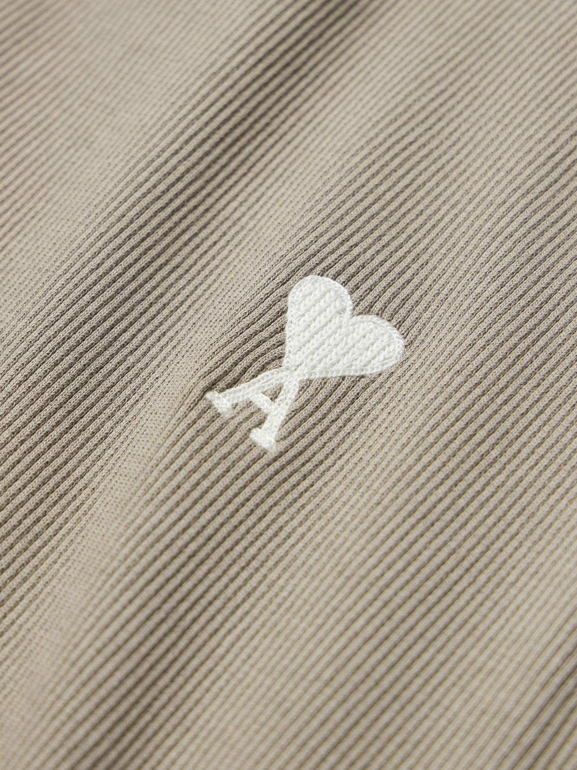 ADC Logo-Embroidered Ribbed Stretch Organic Cotton Tank Top view