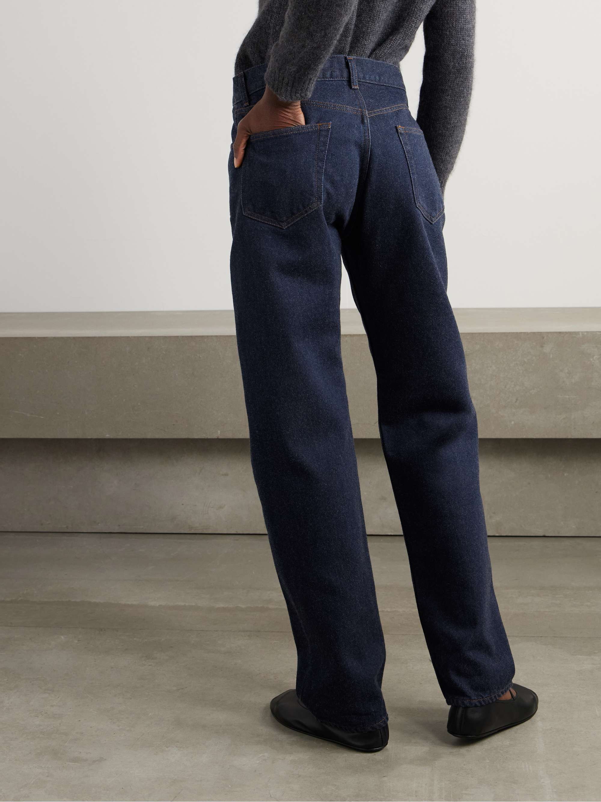 Berty mid-rise straight-leg jeans view