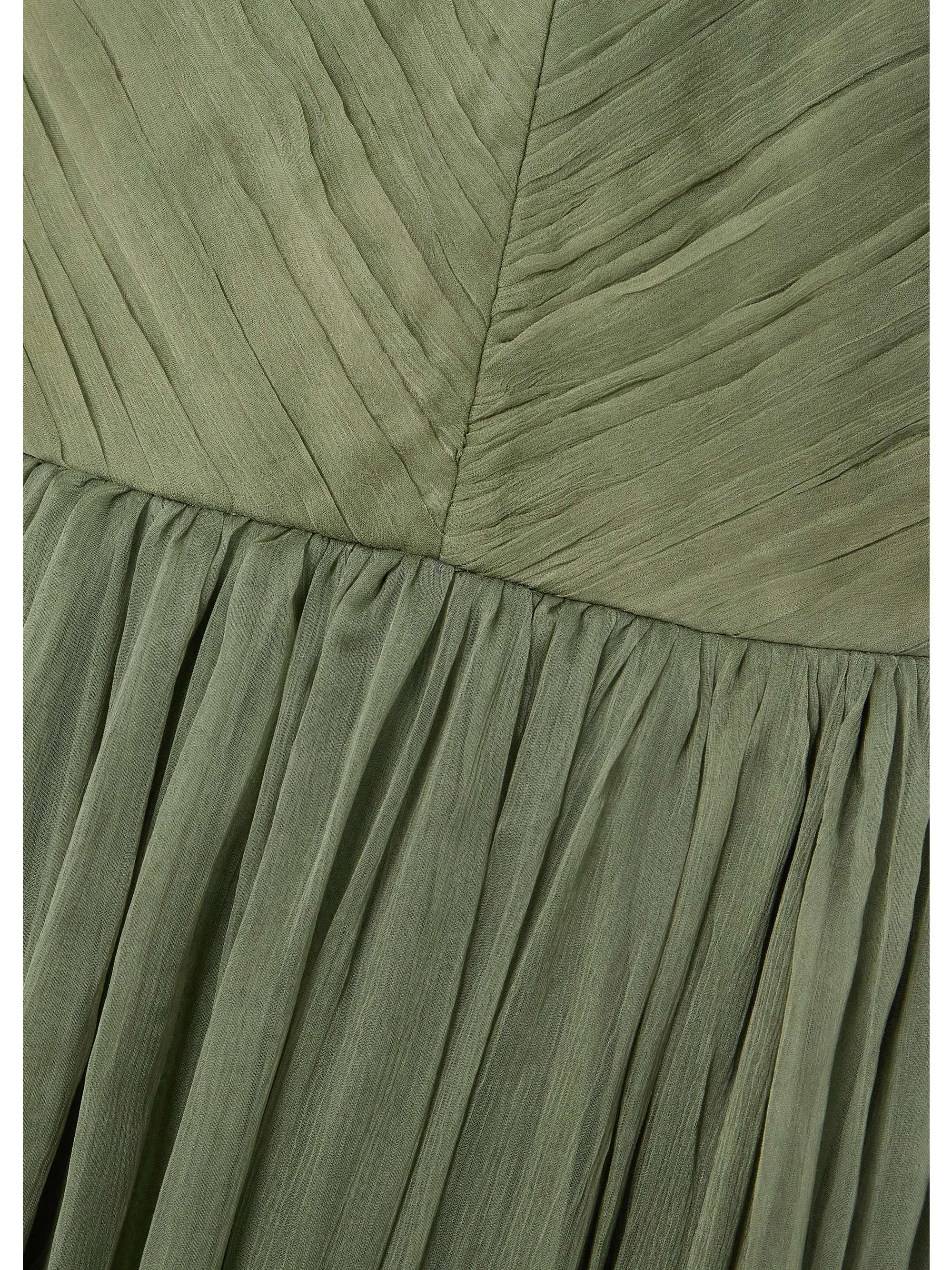 Eden pintucked chiffon gown view