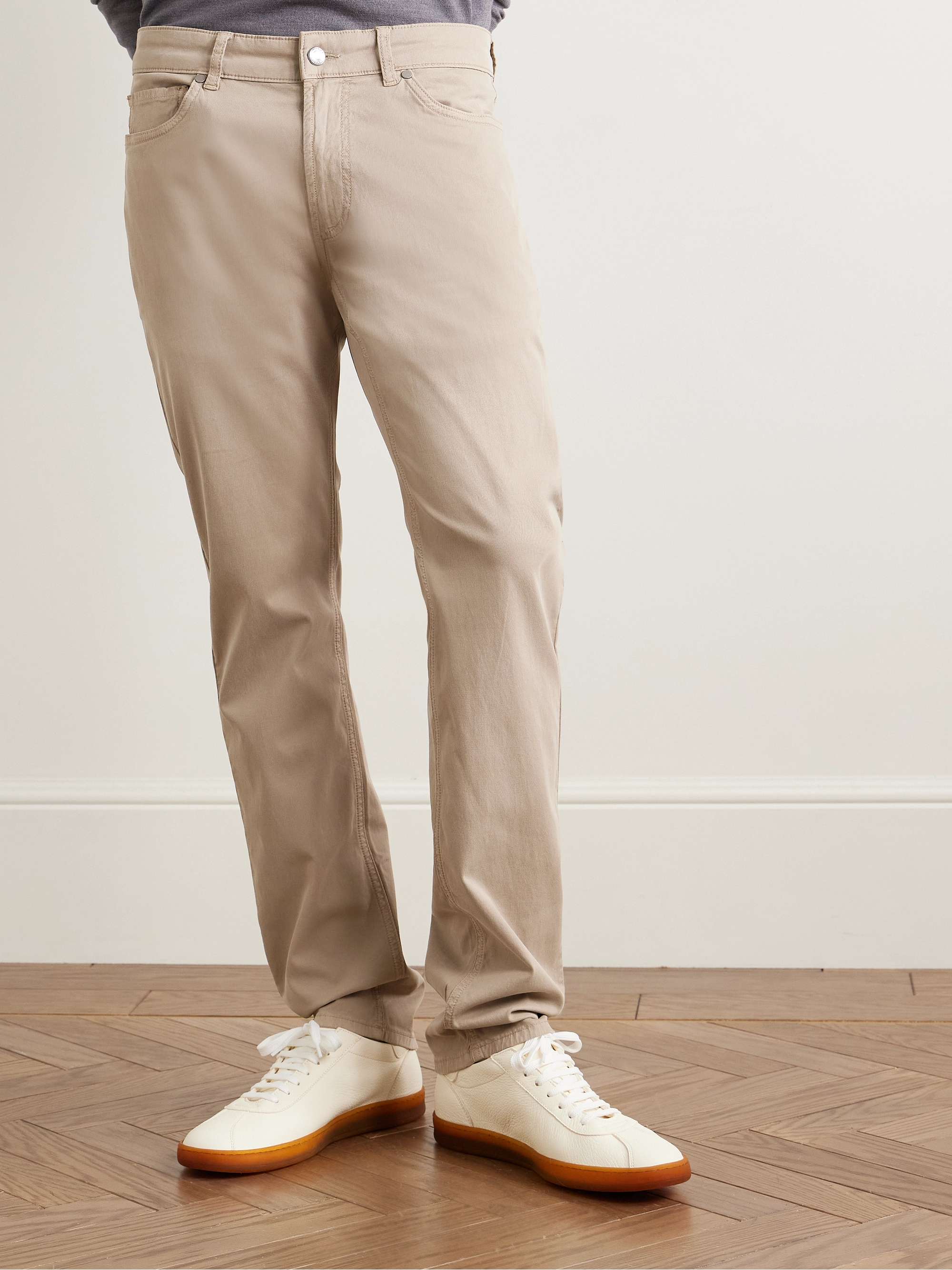 Wayfare Slim-Fit Stretch-TENCEL™ and Cotton-Blend Twill Trousers view