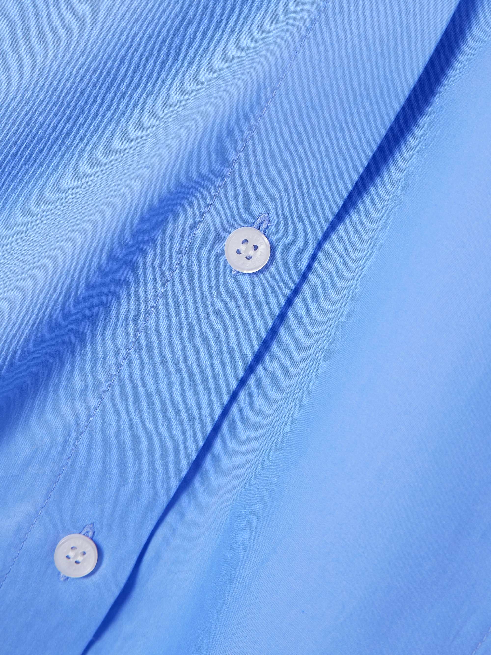 Layered cotton-poplin shirt view