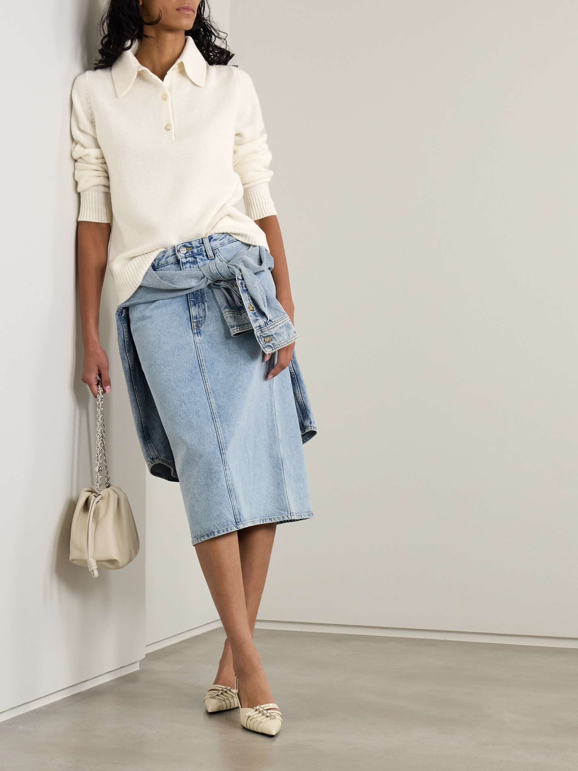 Bessi cashmere polo sweater view