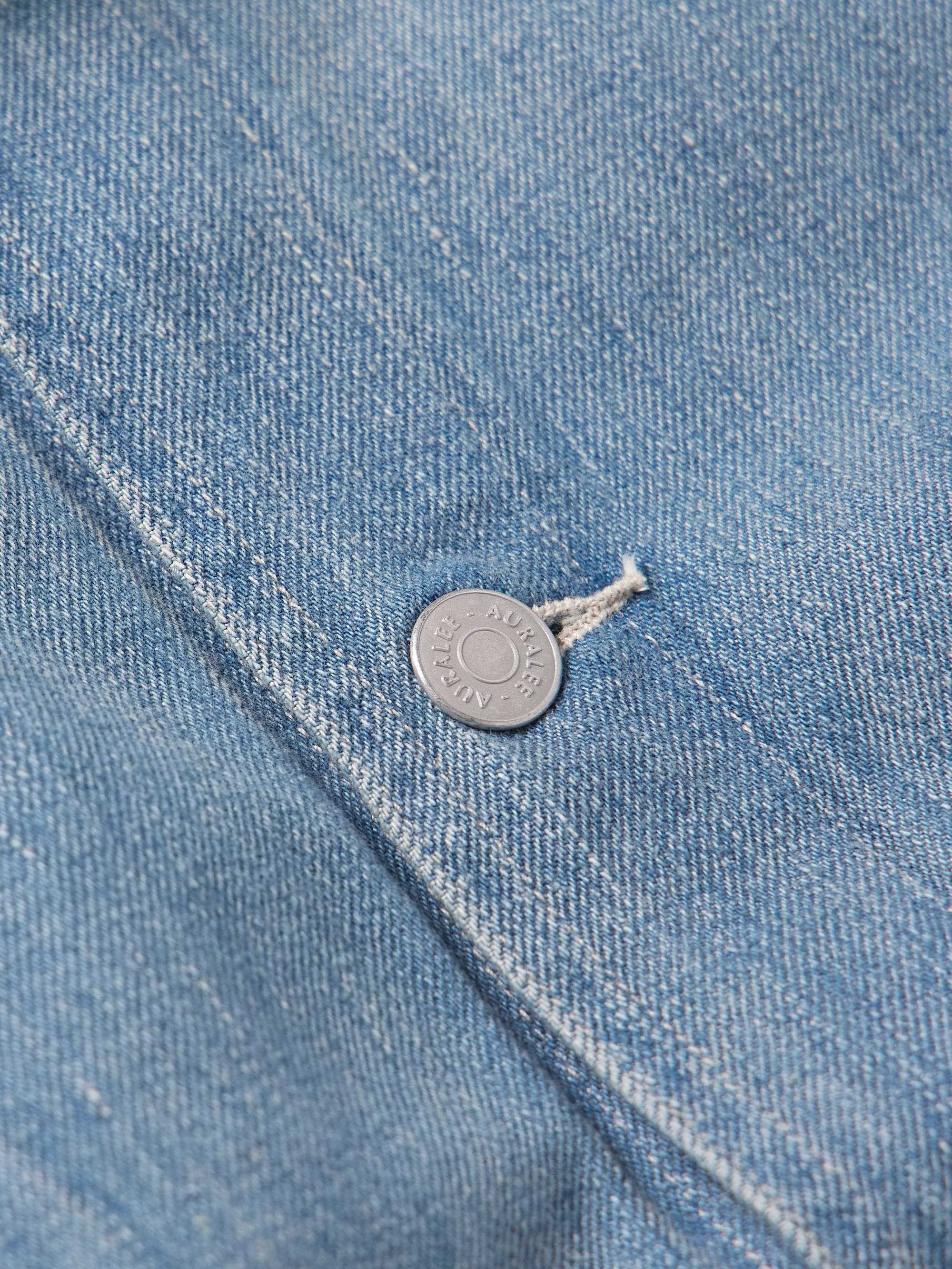Pleated Selvedge Denim Jacket view