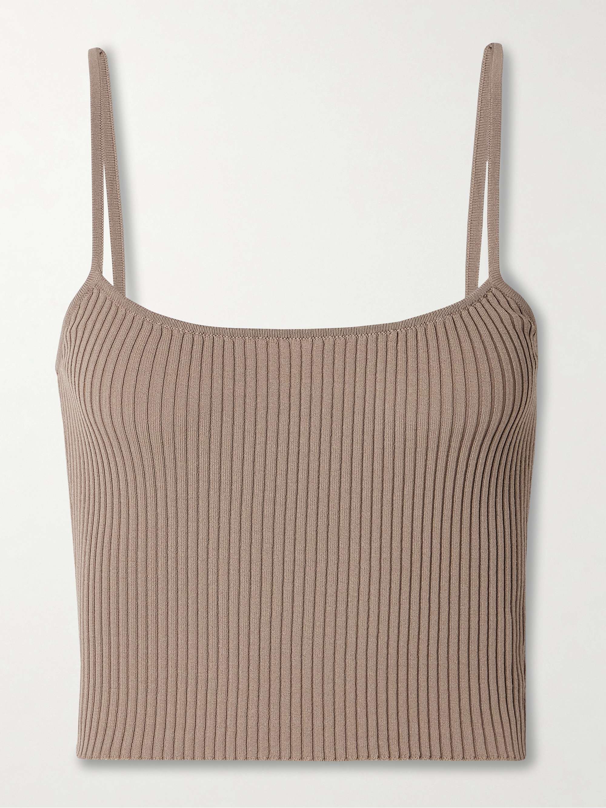 Soleil ribbed-knit tank view