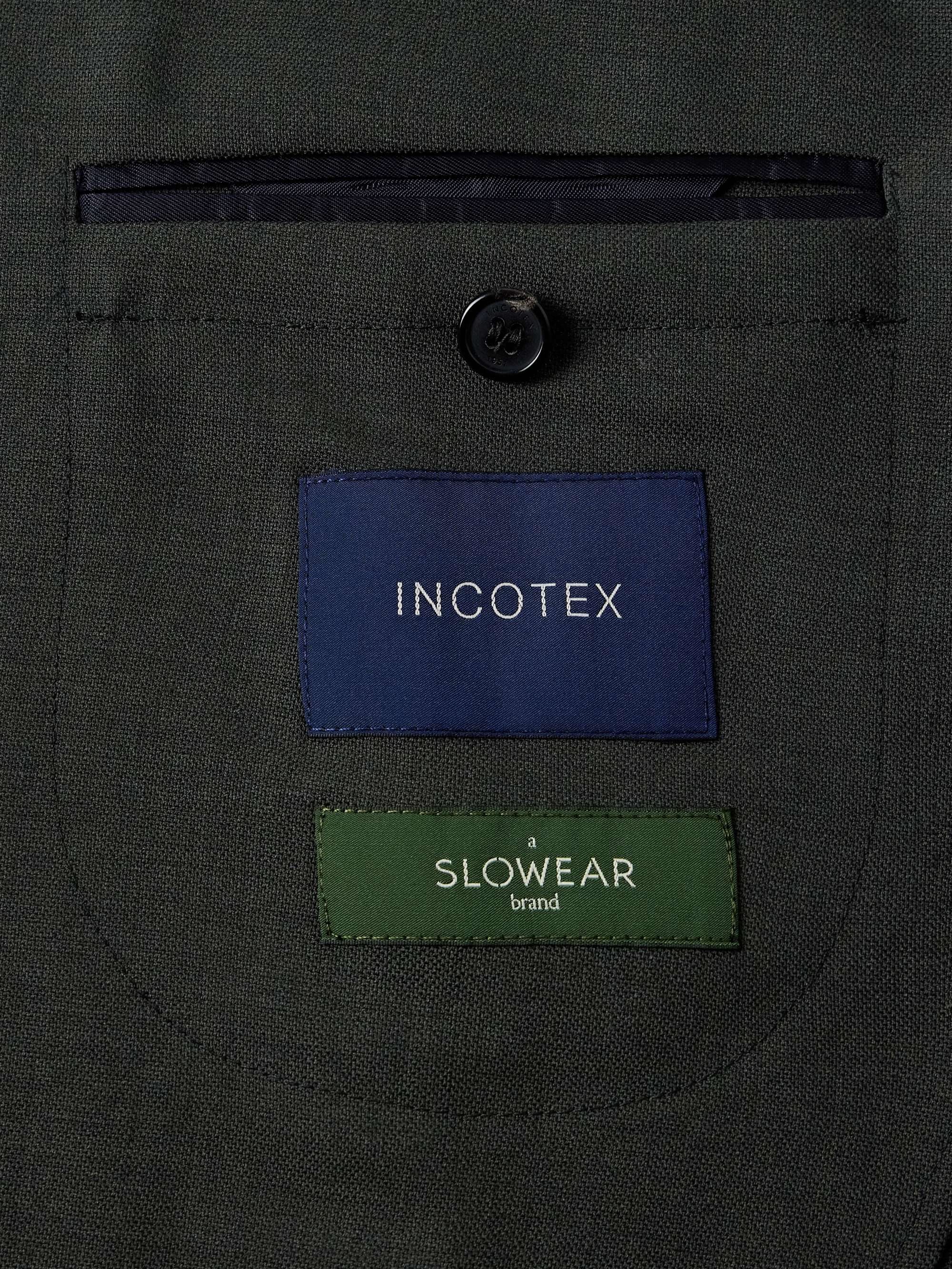 Slim-Fit Virgin Wool-Blend Suit Jacket view