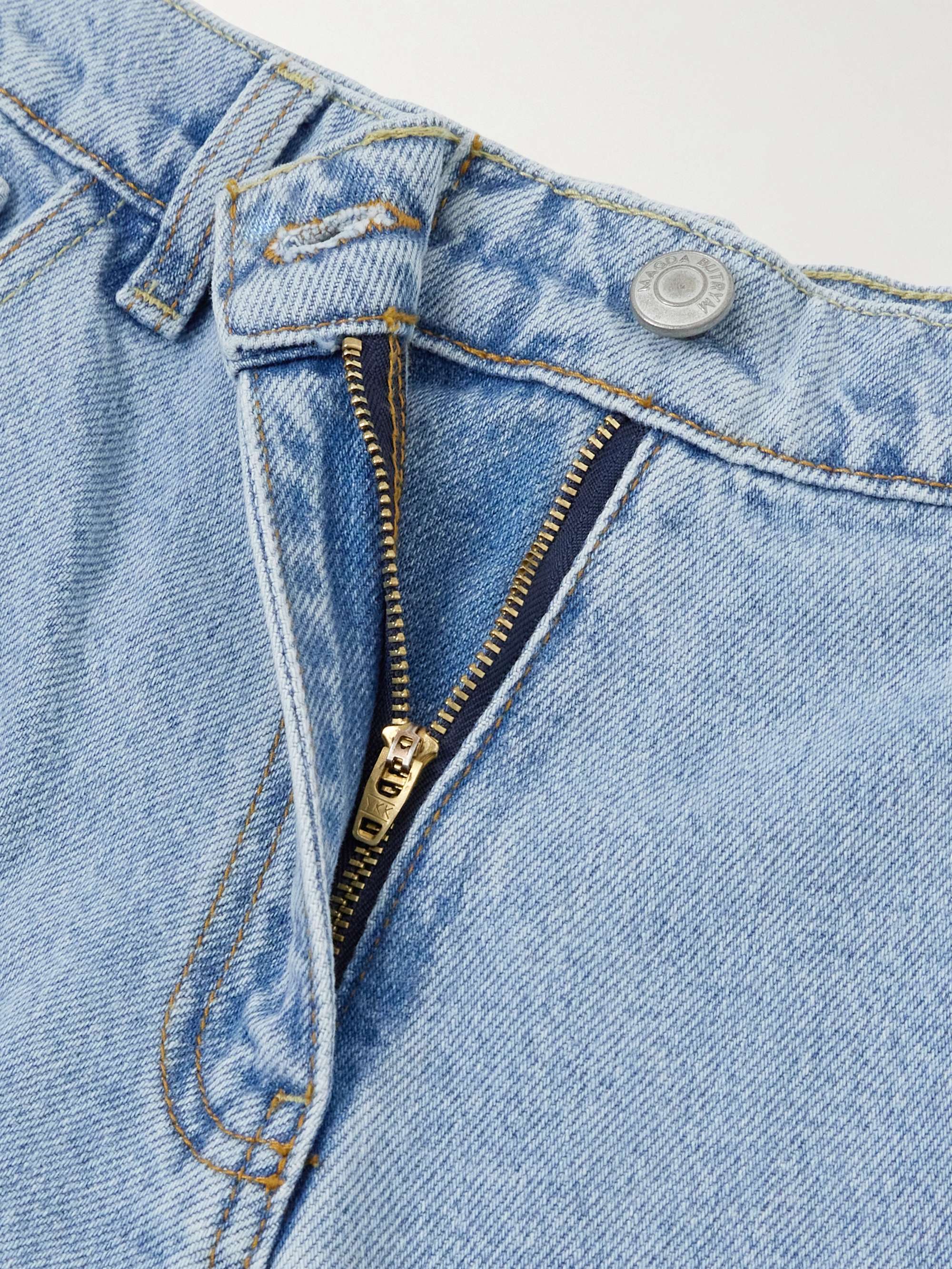 Low-rise straight-leg jeans view