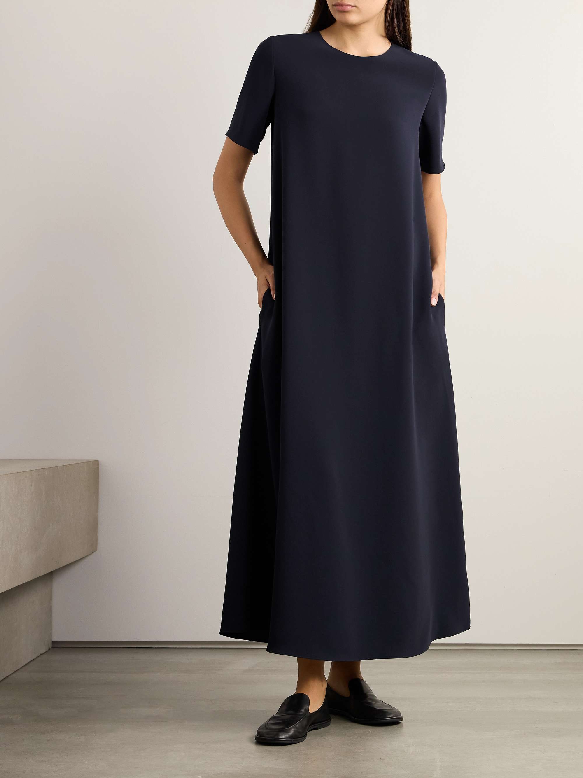 Essentials Robi cady maxi dress view