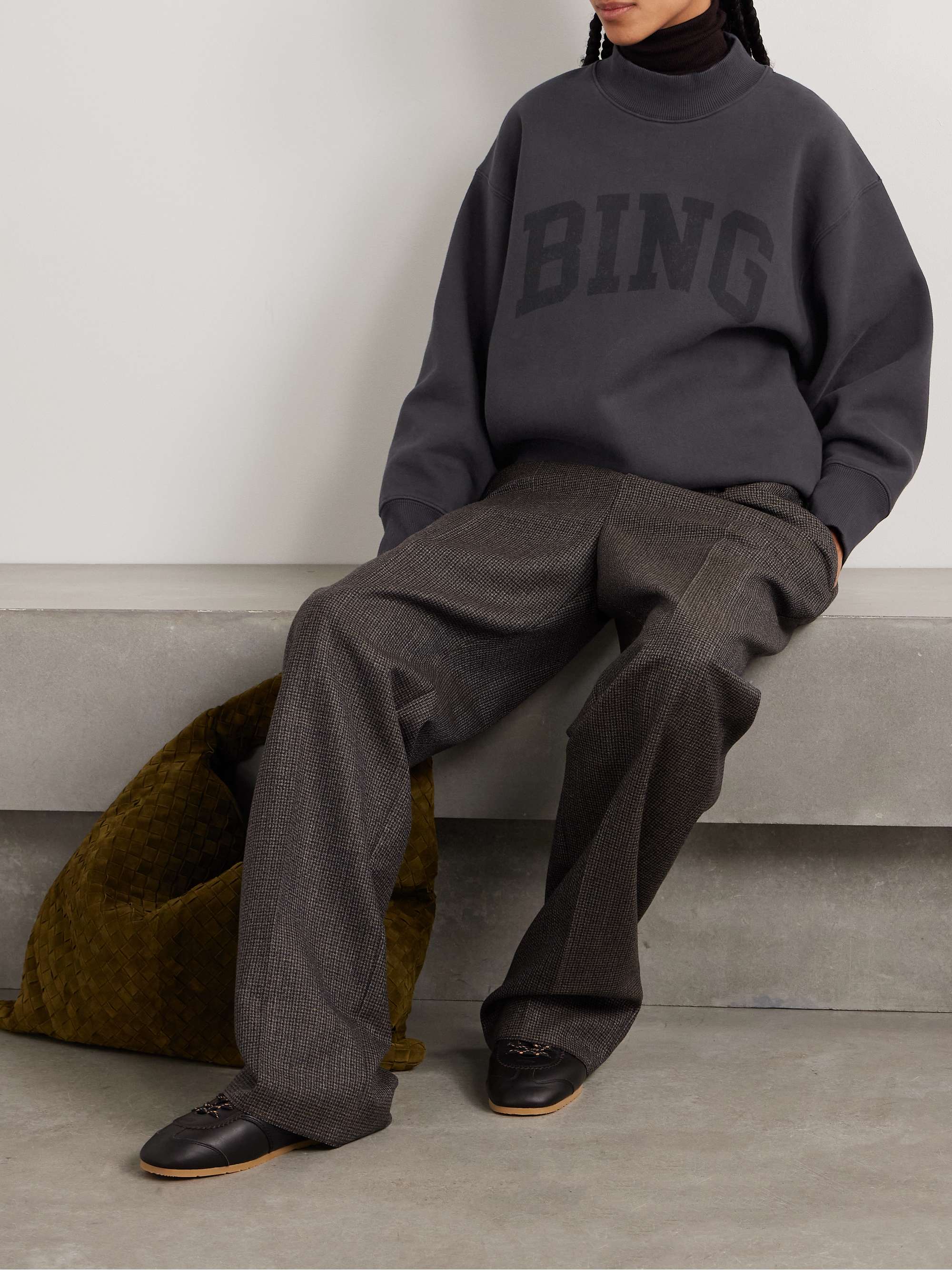 Bradie printed cotton-blend jersey sweatshirt view