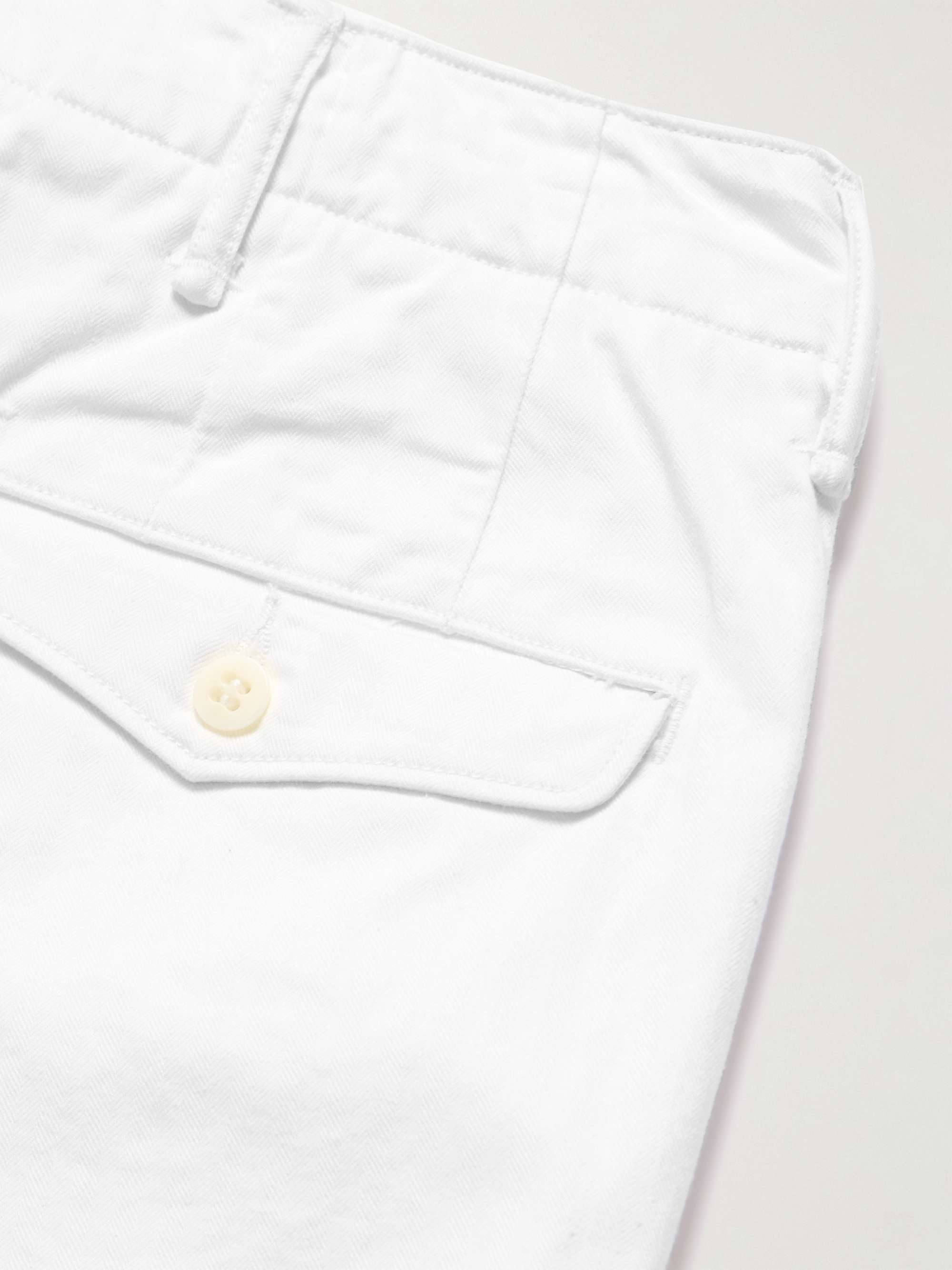 Officer's Straight-Leg Herringbone Cotton Trousers view