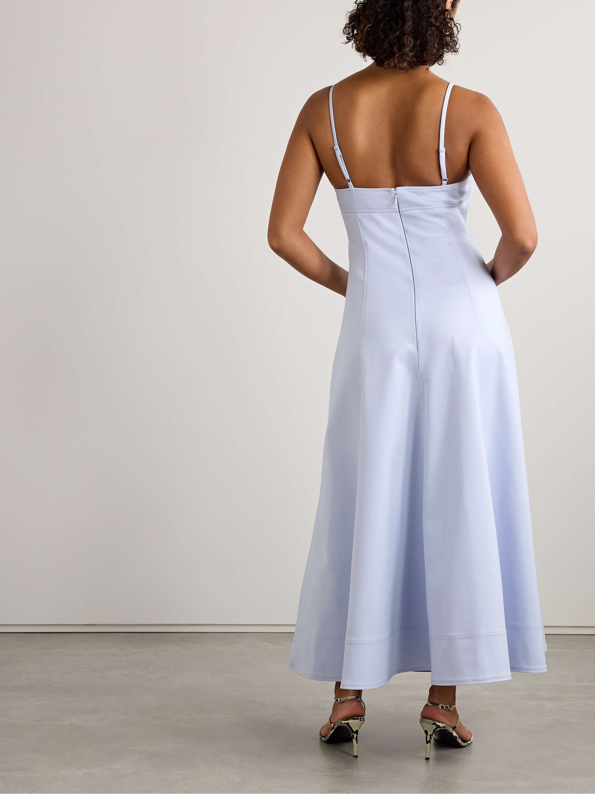 Marisol paneled cotton-blend maxi dress view