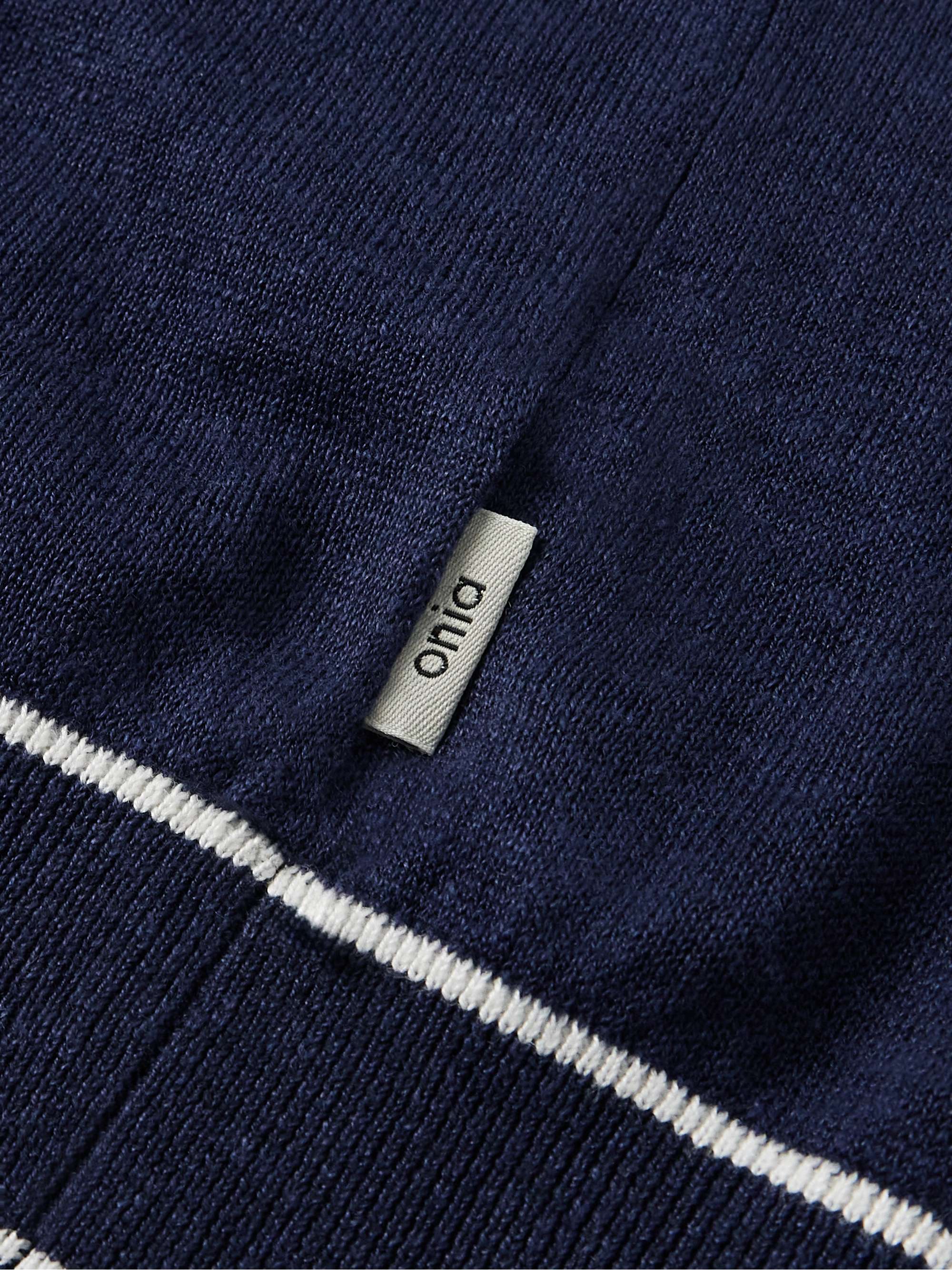 Striped Linen Cardigan view