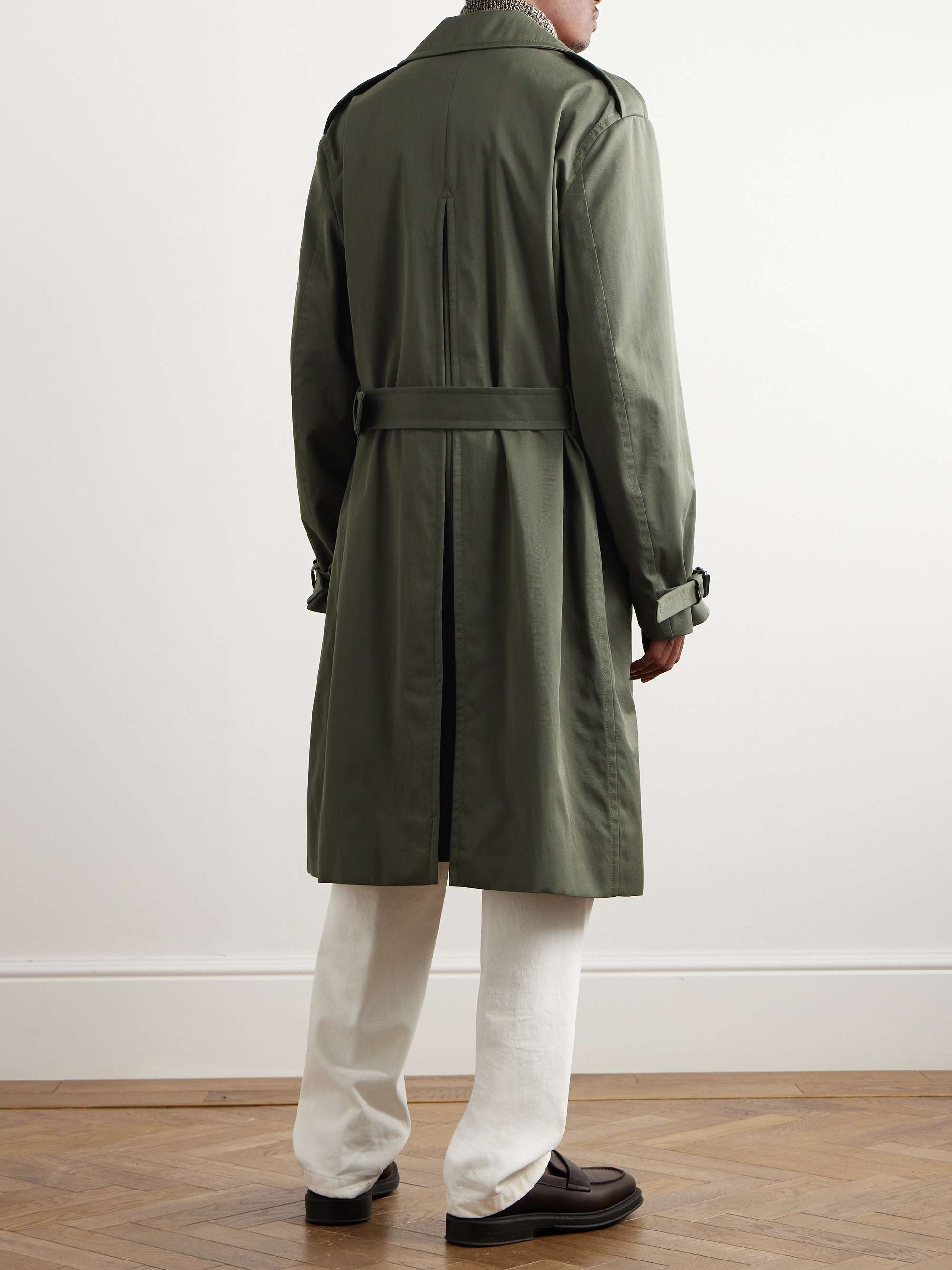 Nevado Belted Cotton-Twill Coat view