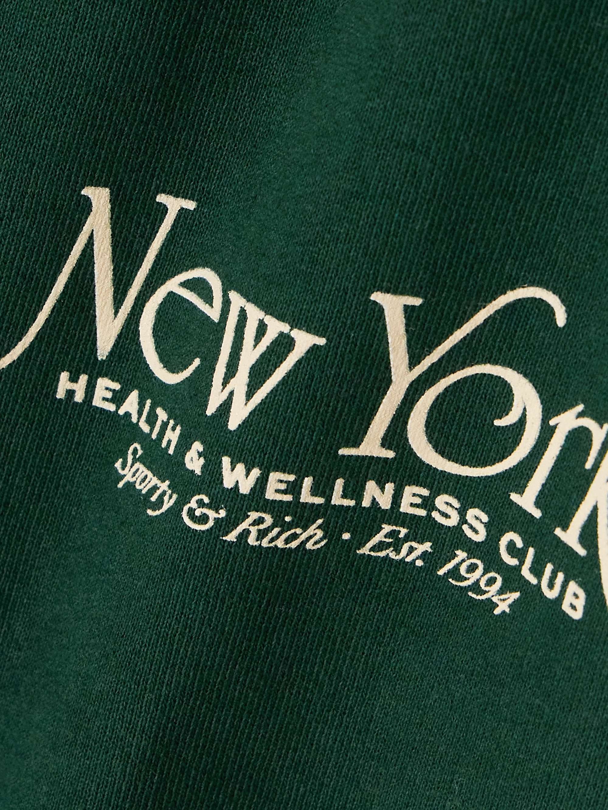 NY 94 printed cotton-jersey sweatpants view