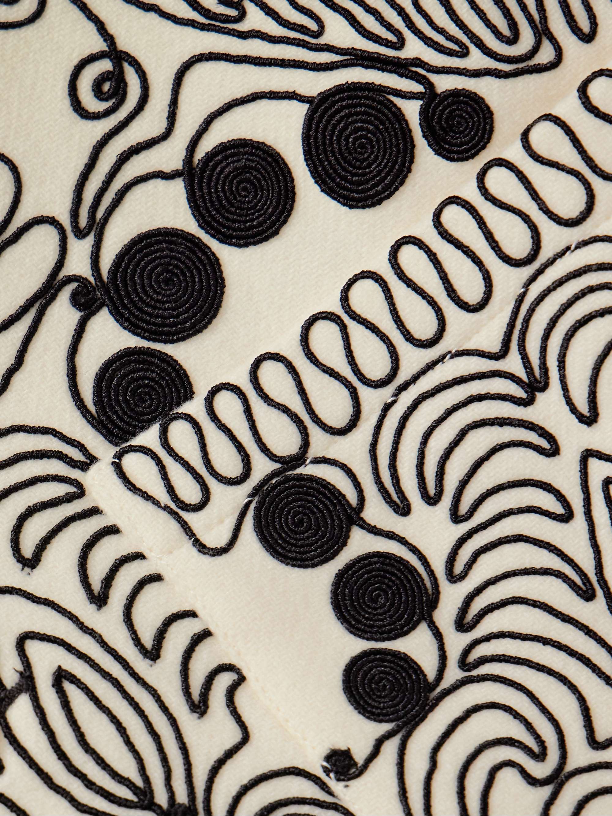 Embroidered Merino Wool Jacket view
