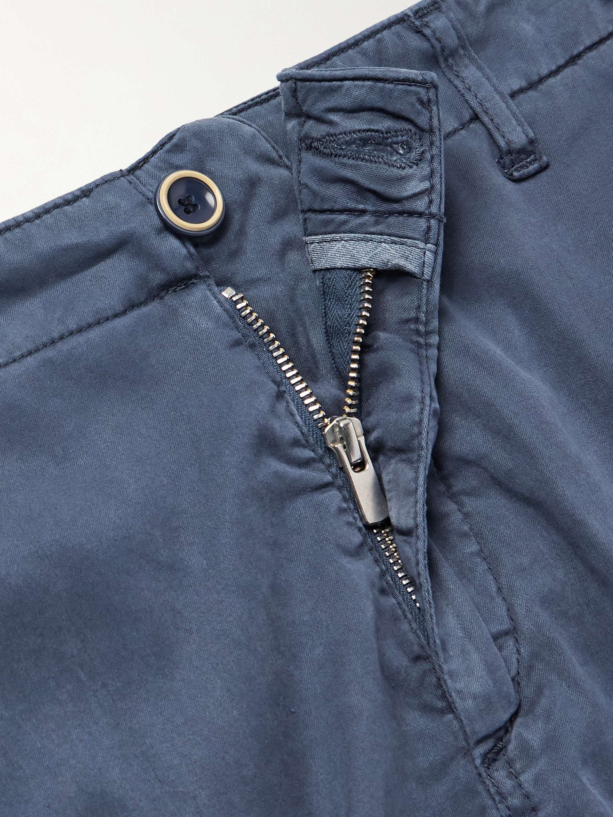 Ponche Straight-Leg Lyocell and Cotton-Blend Bermuda Shorts view