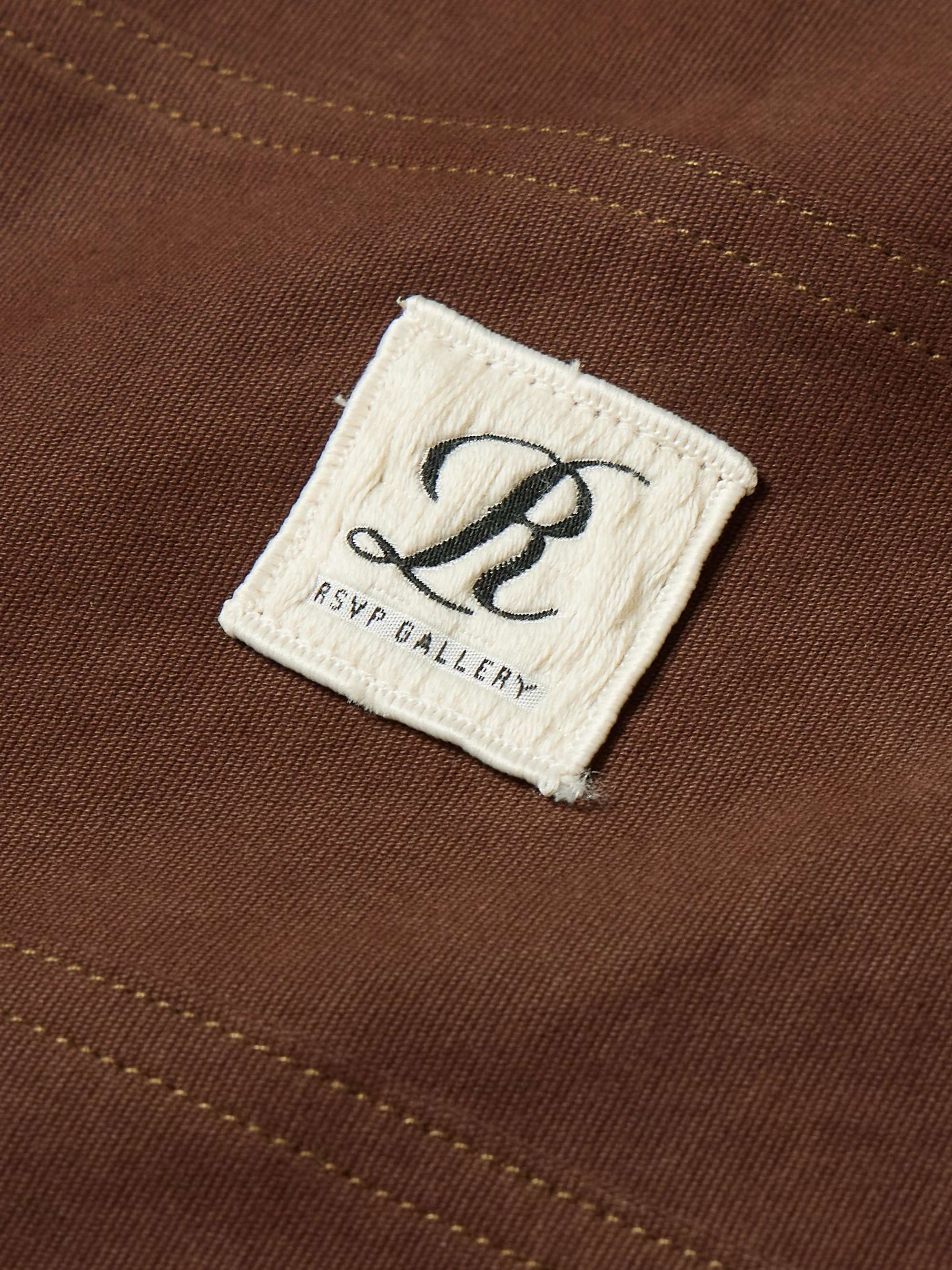 + RSVP GALLERY Erving Appliquéd Cotton-Canvas Jacket view