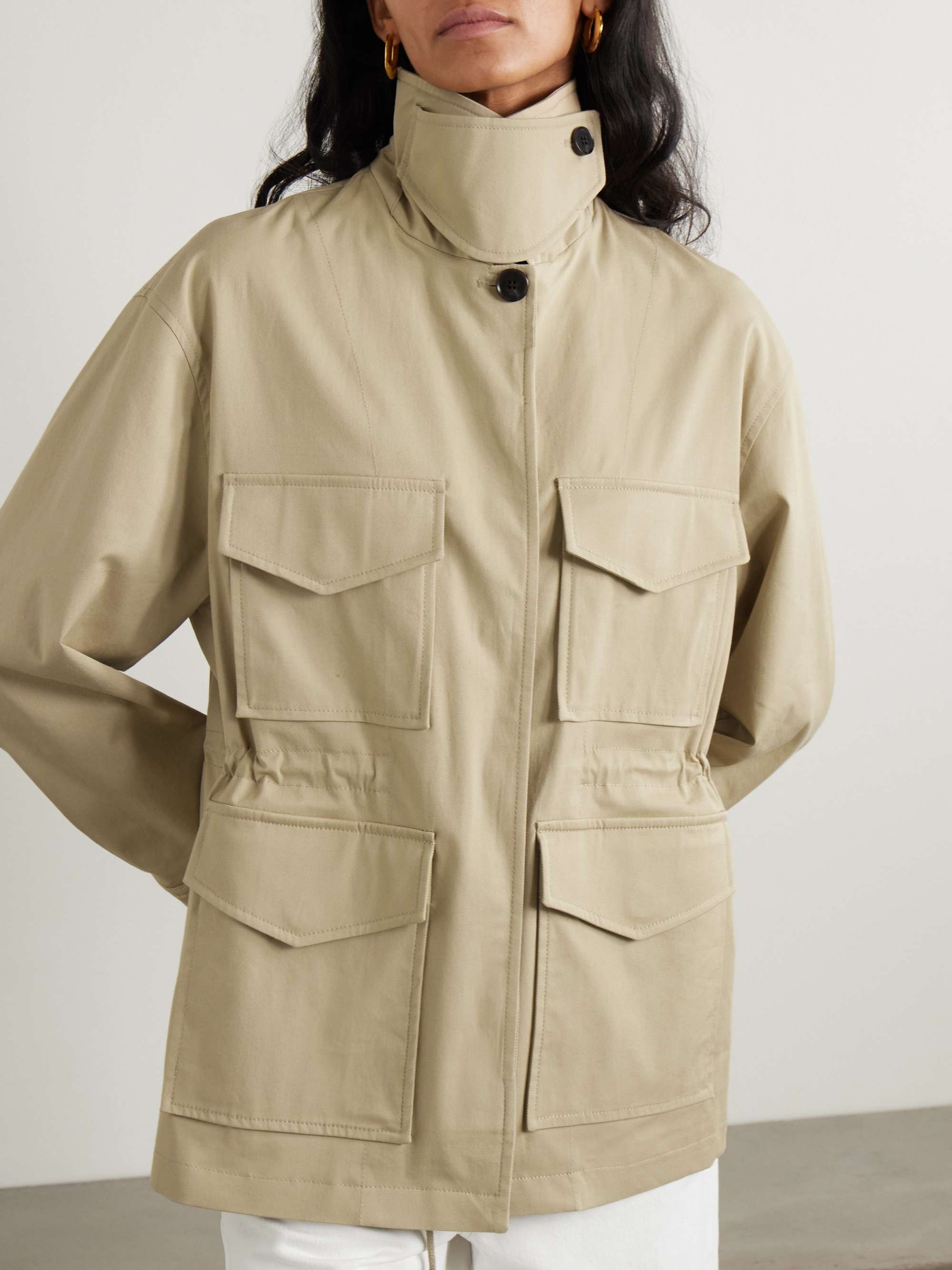 Paretti cotton-blend twill jacket view