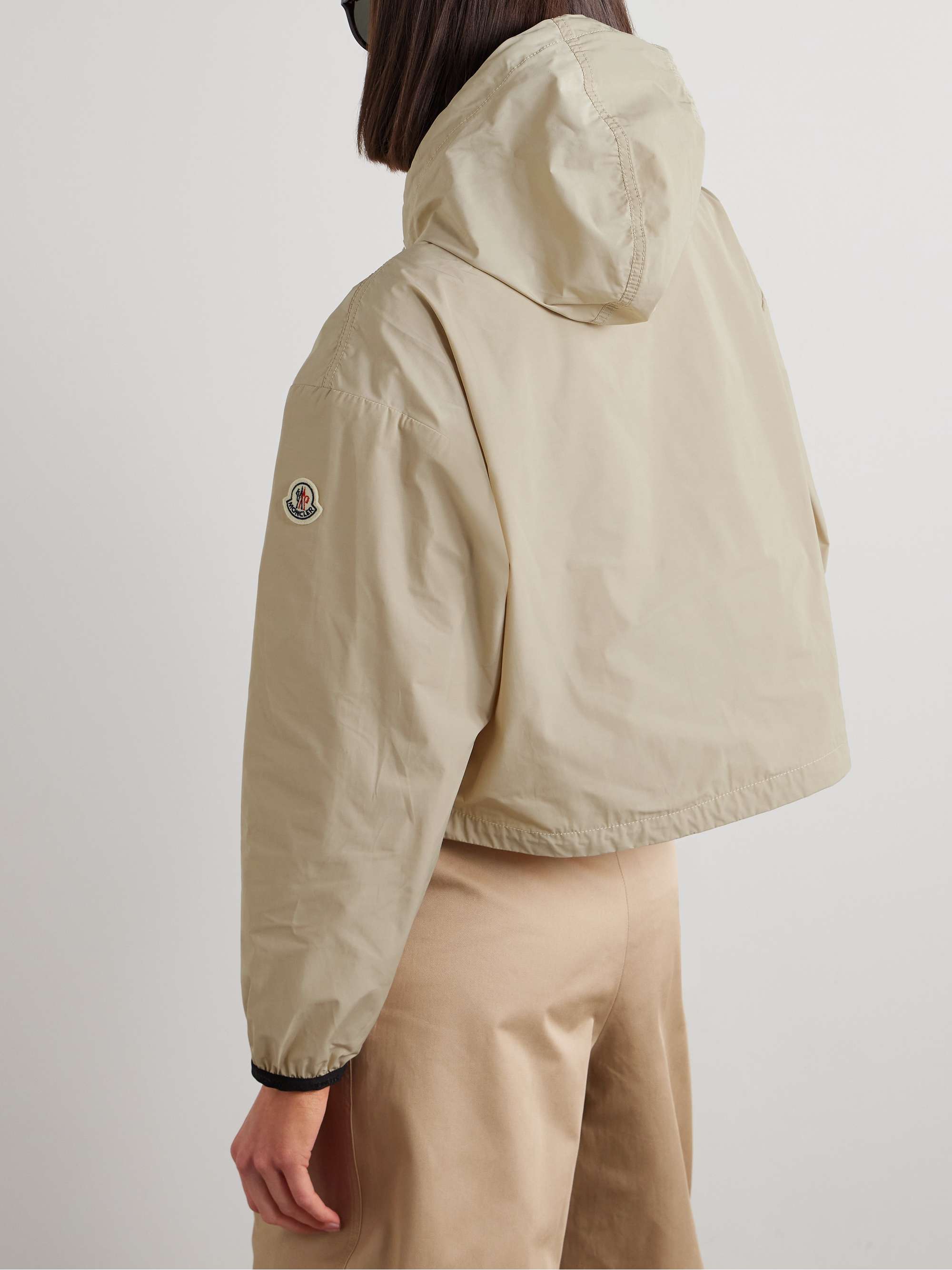 Leda coated-poplin jacket view